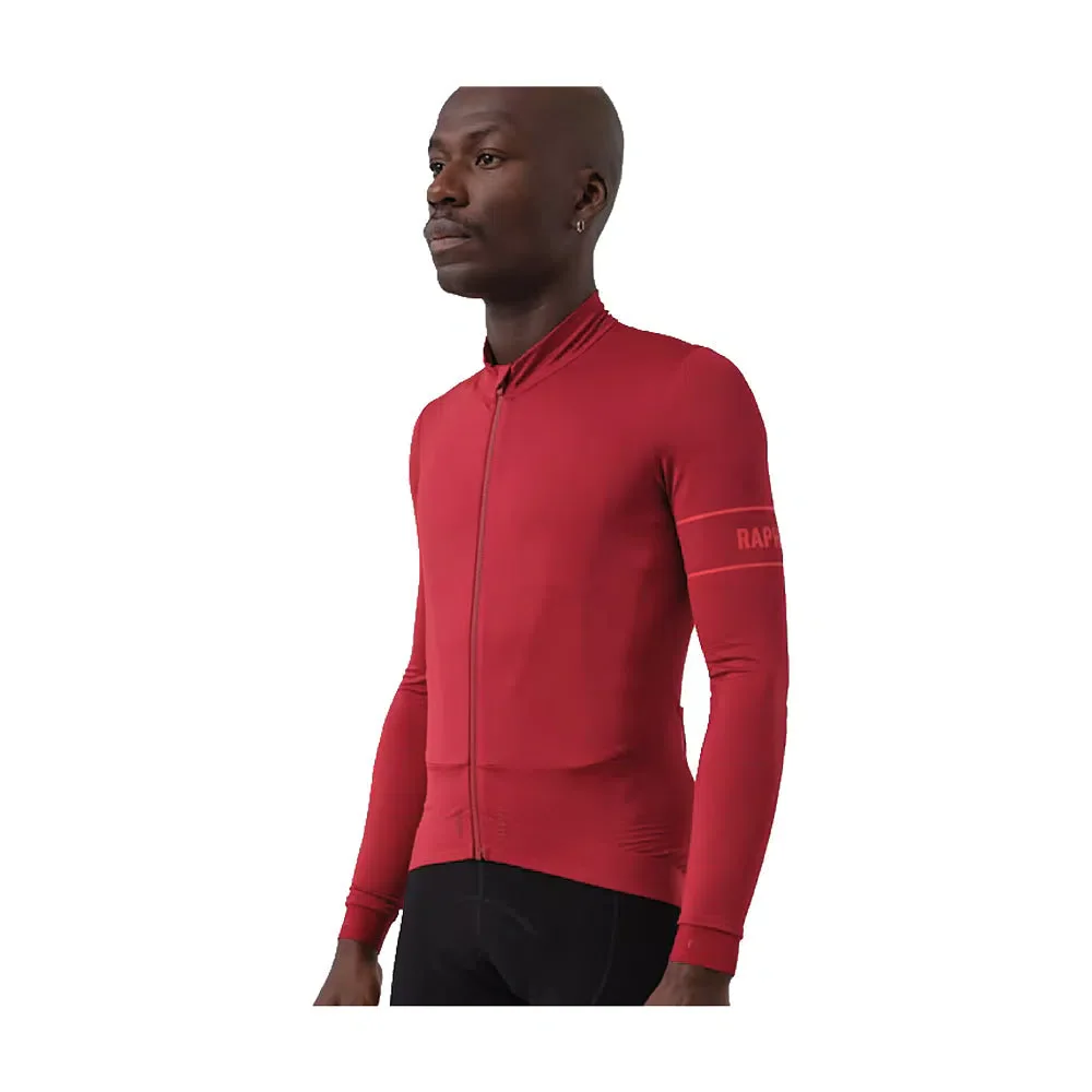 RAPHA Pro Team Long Sleeve Thermal Jersey AW2023 - BFS Dark Red - Image 7