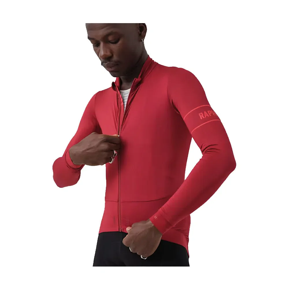 RAPHA Pro Team Long Sleeve Thermal Jersey AW2023 - BFS Dark Red - Image 8