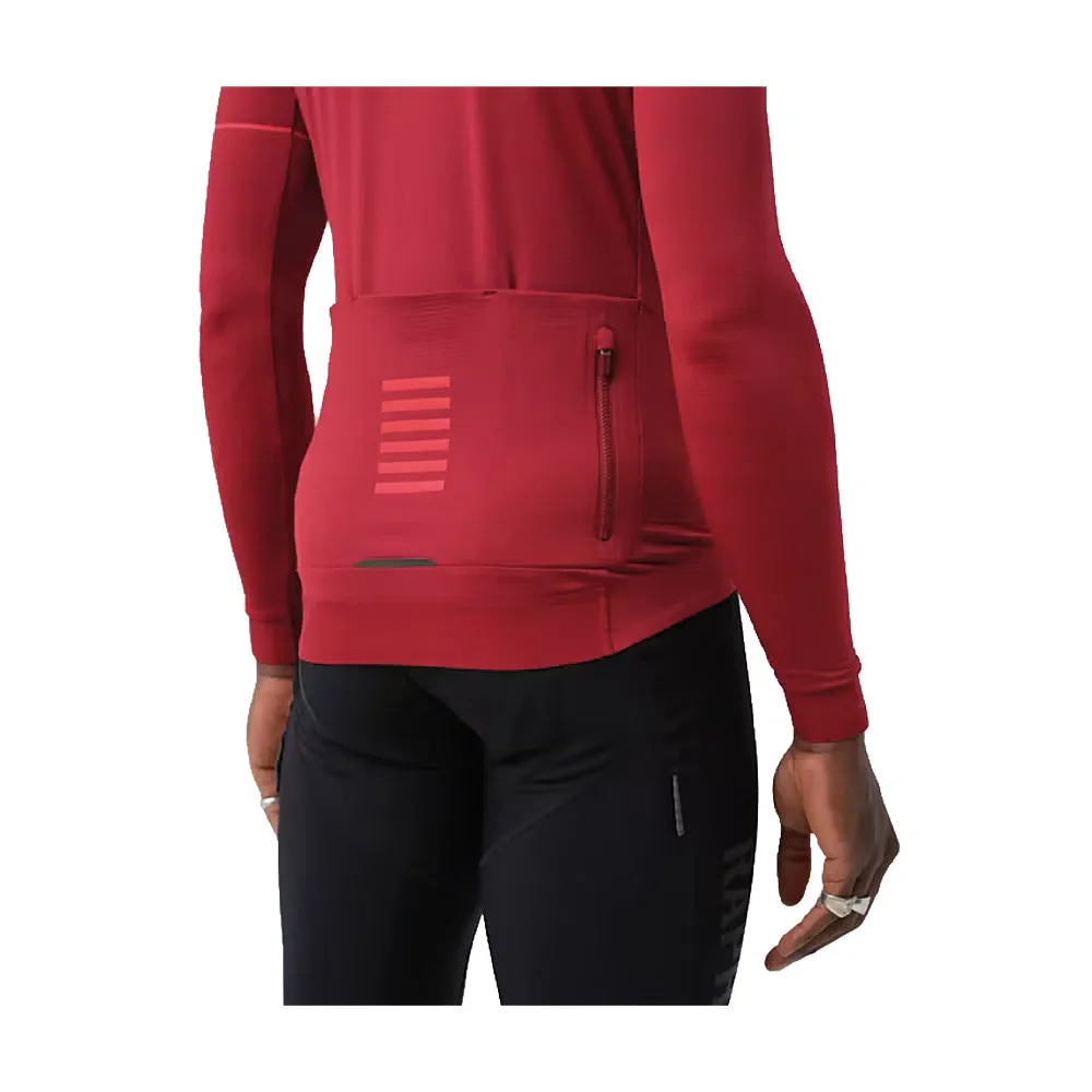 RAPHA Pro Team Long Sleeve Thermal Jersey AW2023 - BFS Dark Red - Image 9