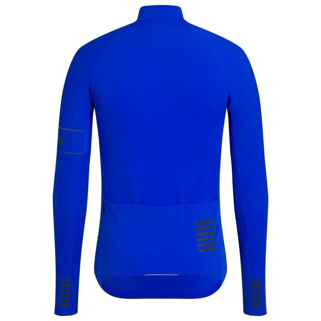 RAPHA Pro Team Thermal Long Sleeve Jersey - Blue - Image 2