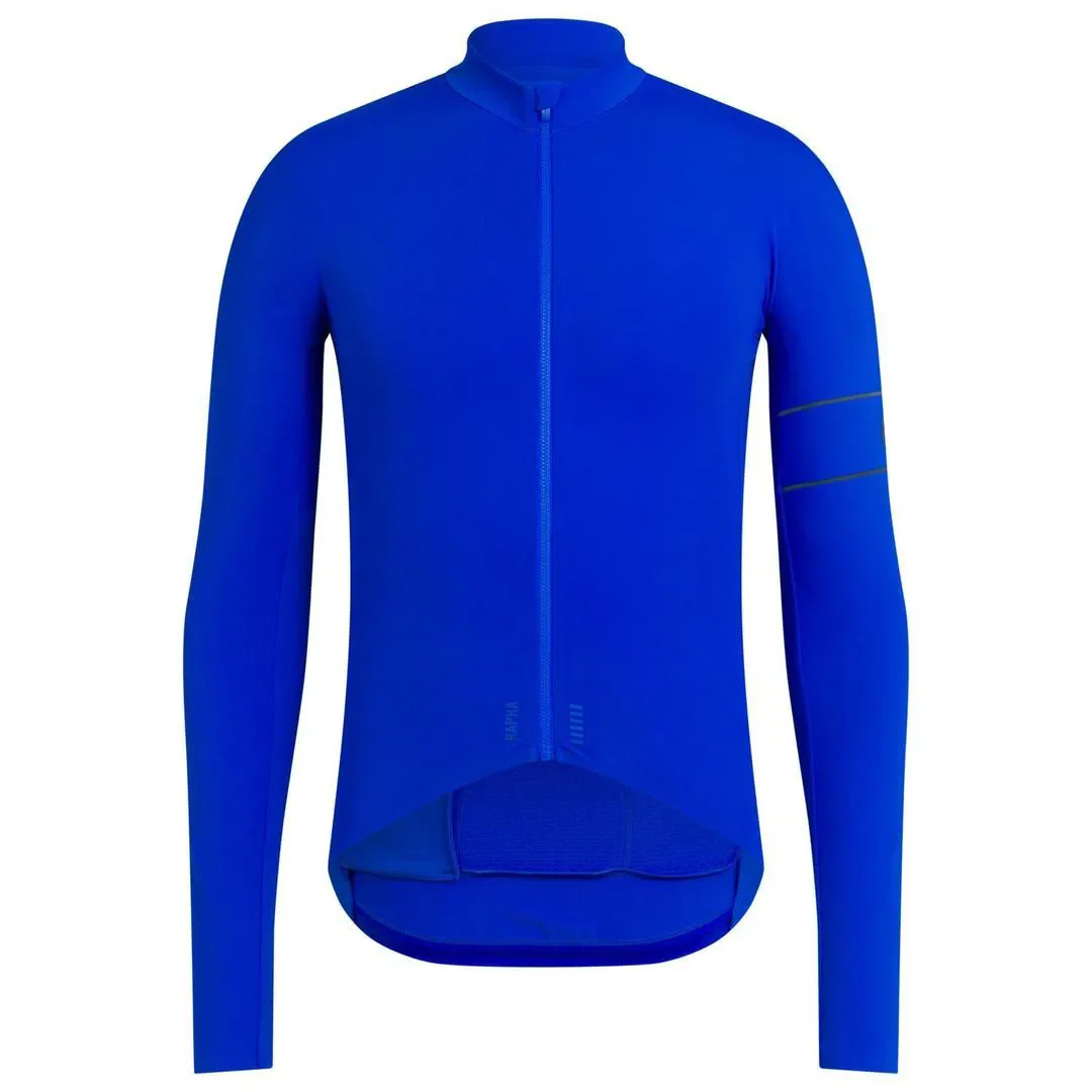 RAPHA Pro Team Thermal Long Sleeve Jersey - Blue - Image 3