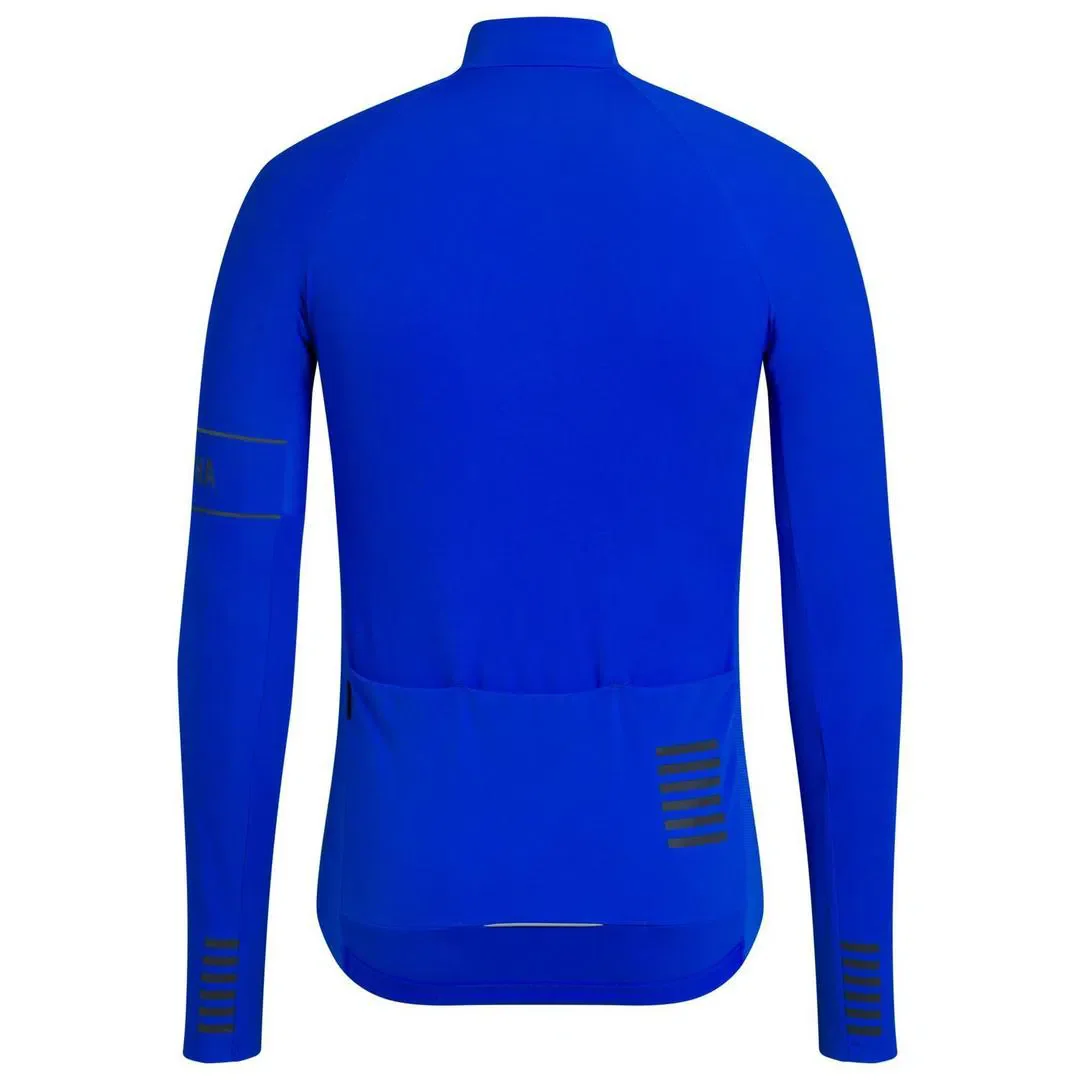 RAPHA Pro Team Thermal Long Sleeve Jersey - Blue - Image 4