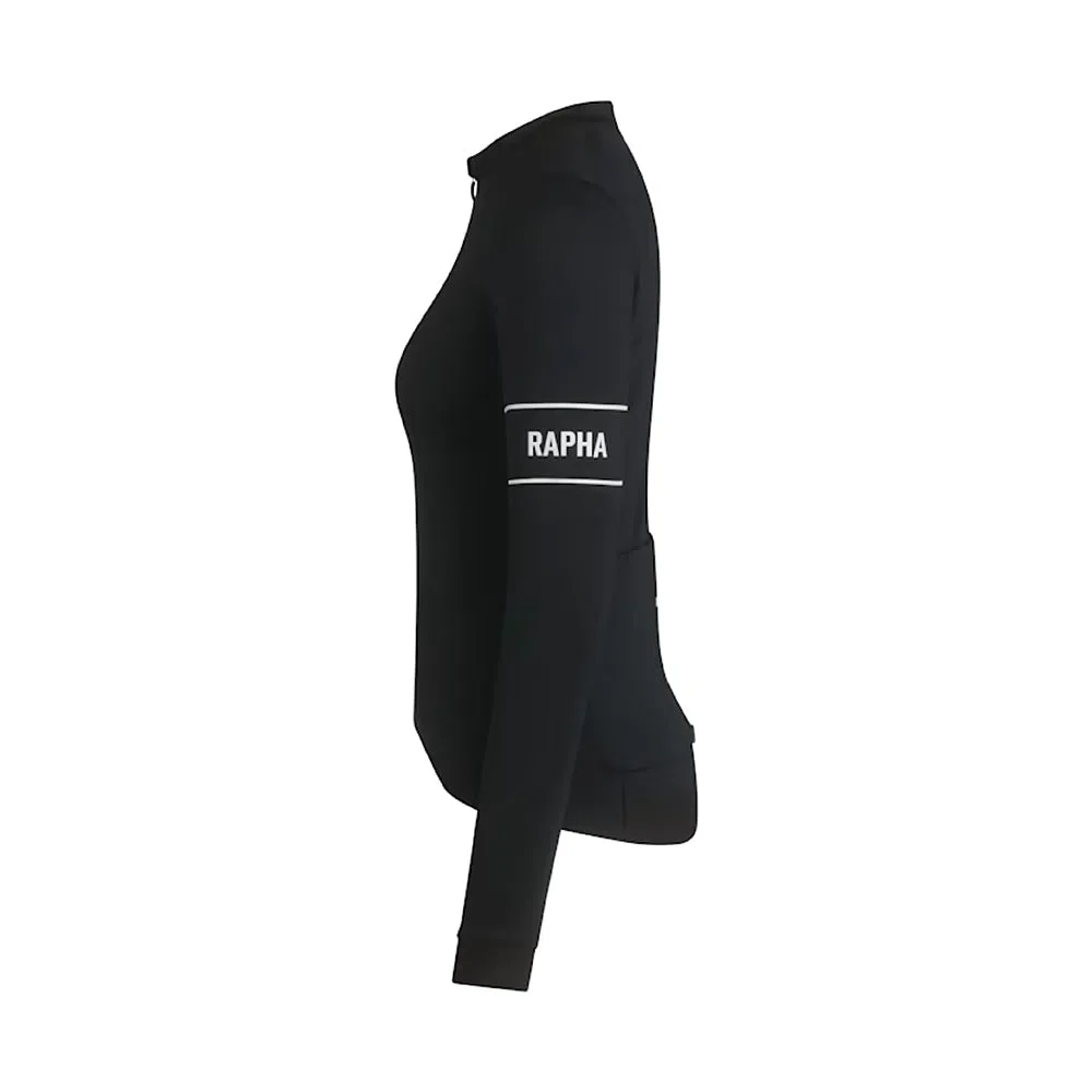 RAPHA Pro Team Thermal Long Sleeve Women Jersey - BLW Black - Image 3