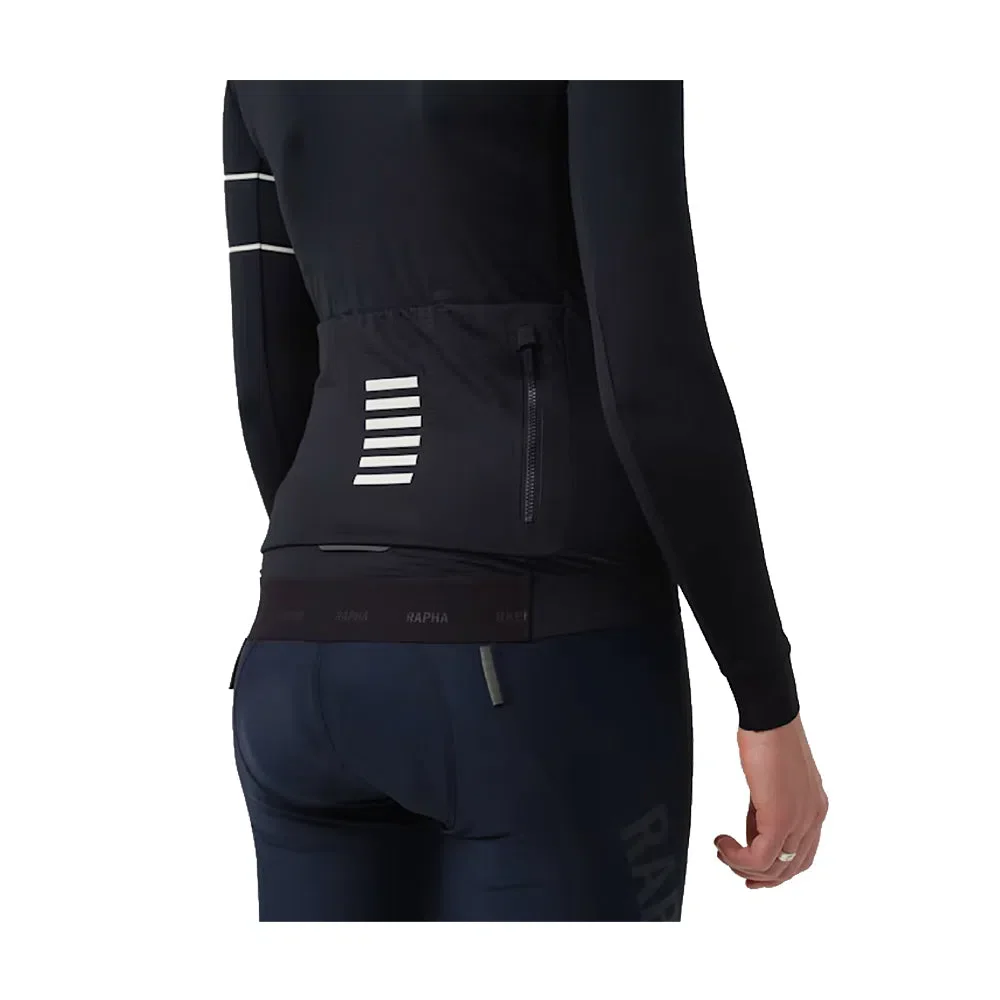 RAPHA Pro Team Thermal Long Sleeve Women Jersey - BLW Black - Image 9
