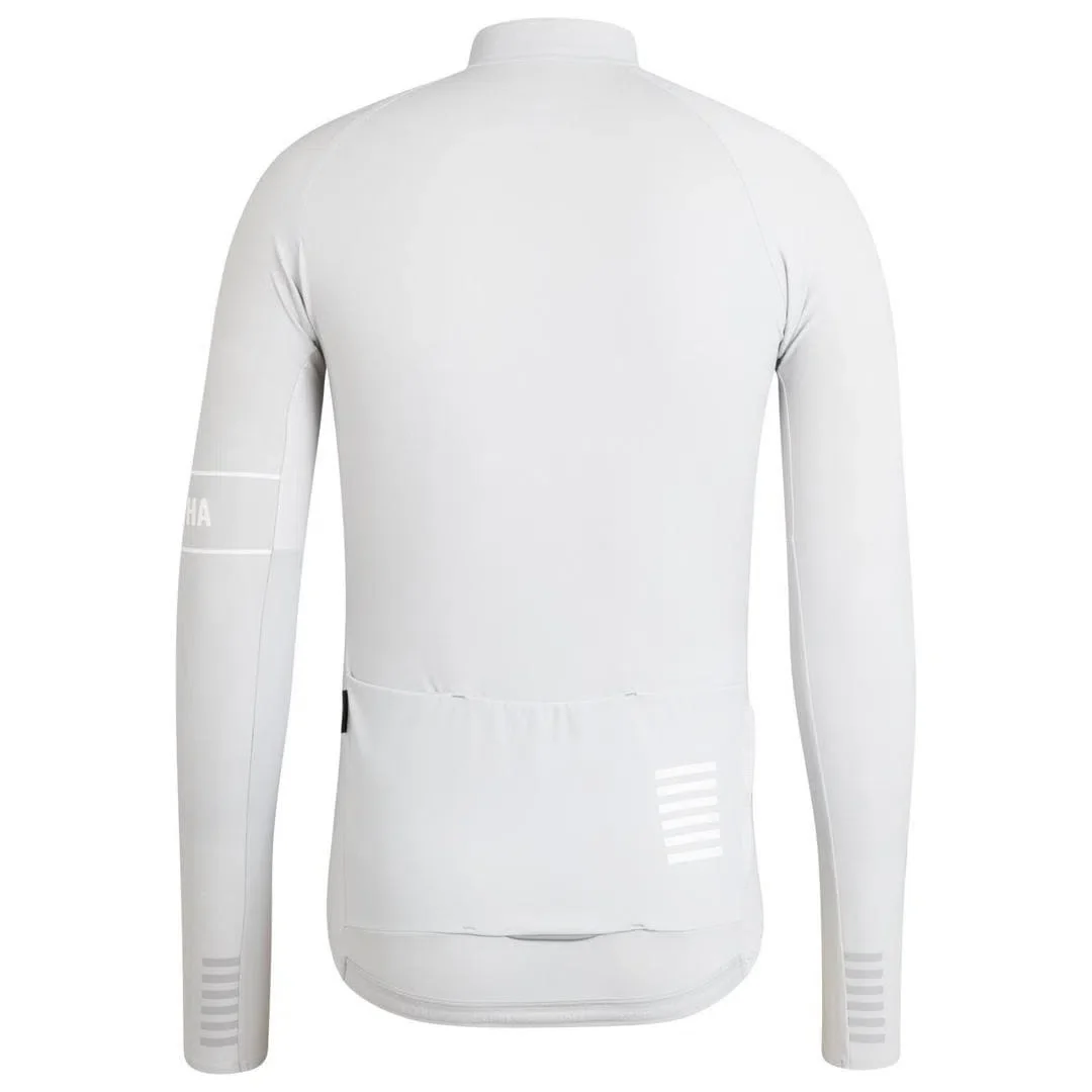 RAPHA Pro Team Thermal Long  Sleeve Jersey - Grey - Image 2