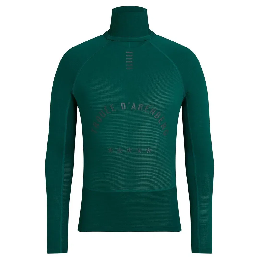RAPHA Pro Team Thermal Base Layer Long Sleeve - Dark Green - Image 2