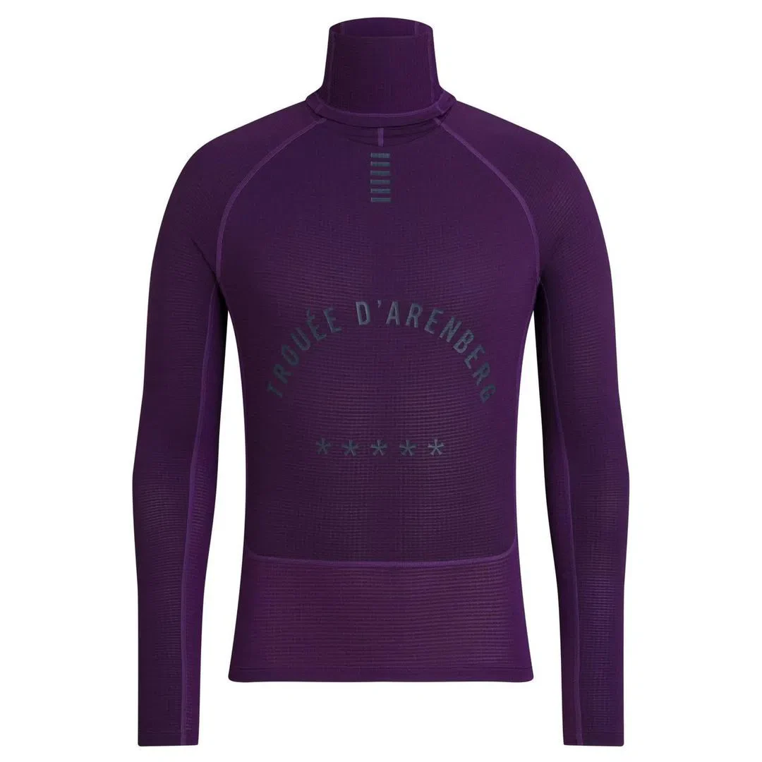 RAPHA Pro Team Thermal Base Layer Long Sleeve - Dark Purple - Image 2