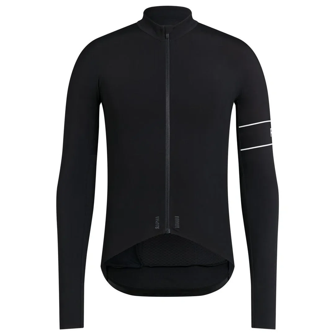 RAPHA Pro Team Thermal Long Sleeve Jersey - Black - Image 3