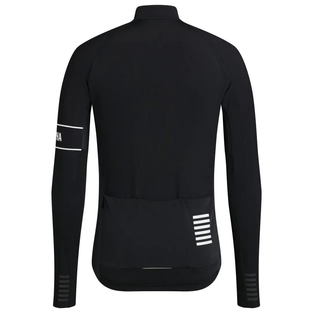 RAPHA Pro Team Thermal Long Sleeve Jersey - Black - Image 4