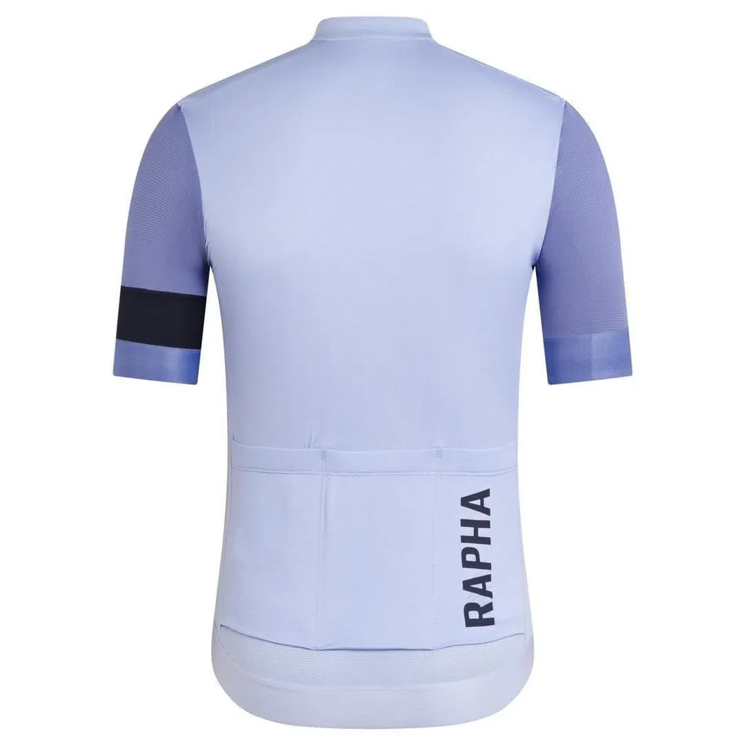 RAPHA Pro Team Training Jersey - BVS Light Blue Grey Blue - Image 2