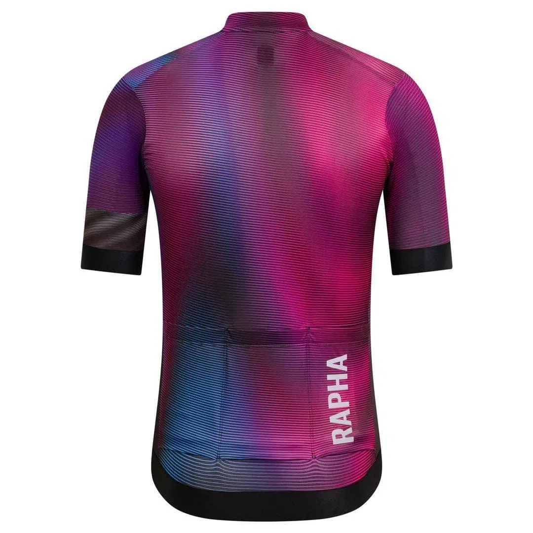 RAPHA Pro Team Training Jersey - Purple Flight Print - Image 2