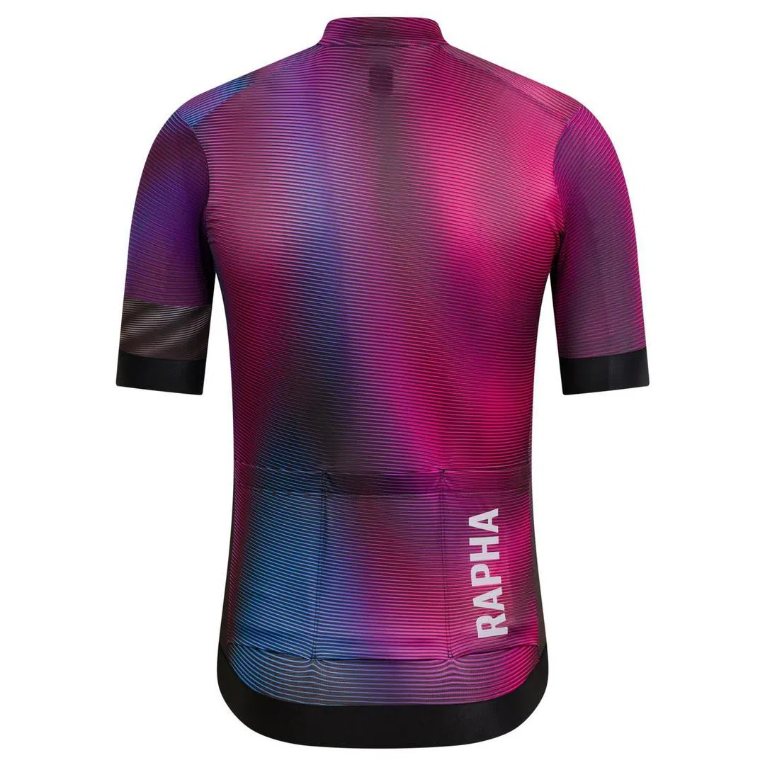 RAPHA Pro Team Training Jersey - Purple Flight Print - Image 3