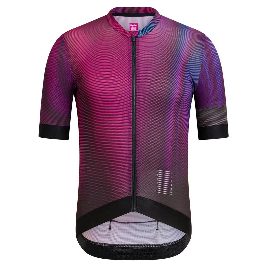 RAPHA Pro Team Training Jersey - Purple Flight Print - Image 4