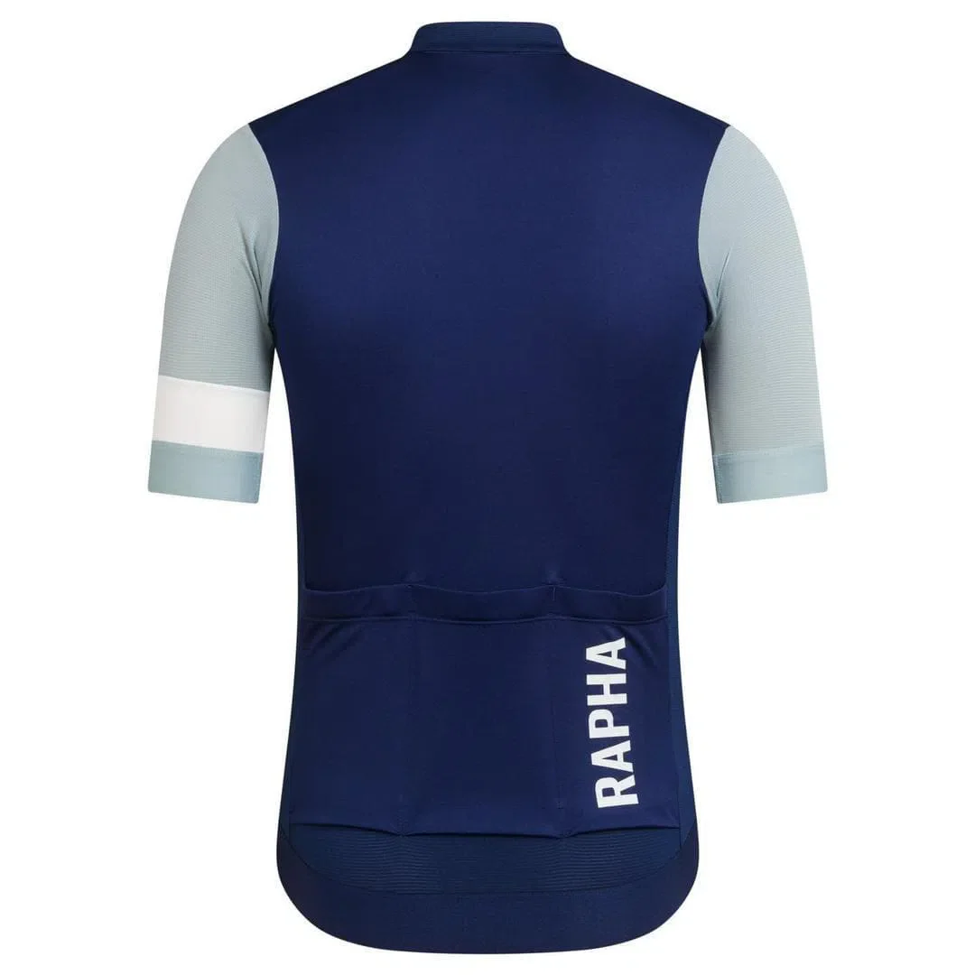 RAPHA Pro Team Training Jersey - MBA Navy Light Blue - Image 2