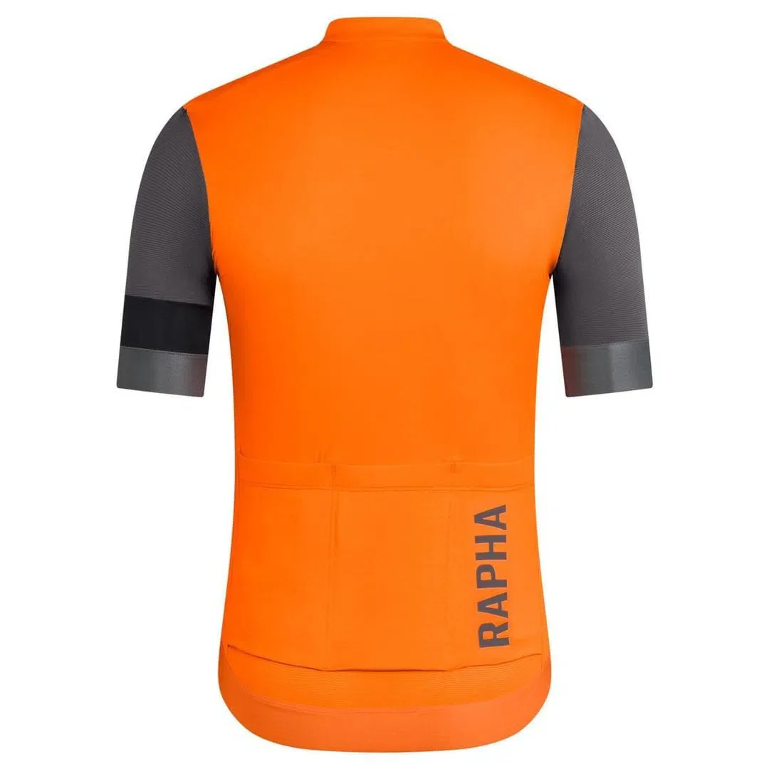 RAPHA Pro Team Training Jersey - OGA Orange/Carbon Grey/Black - Image 2