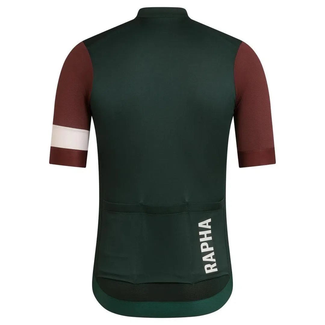 RAPHA Pro Team Training Jersey - SBB Dark Green Brown - Image 2