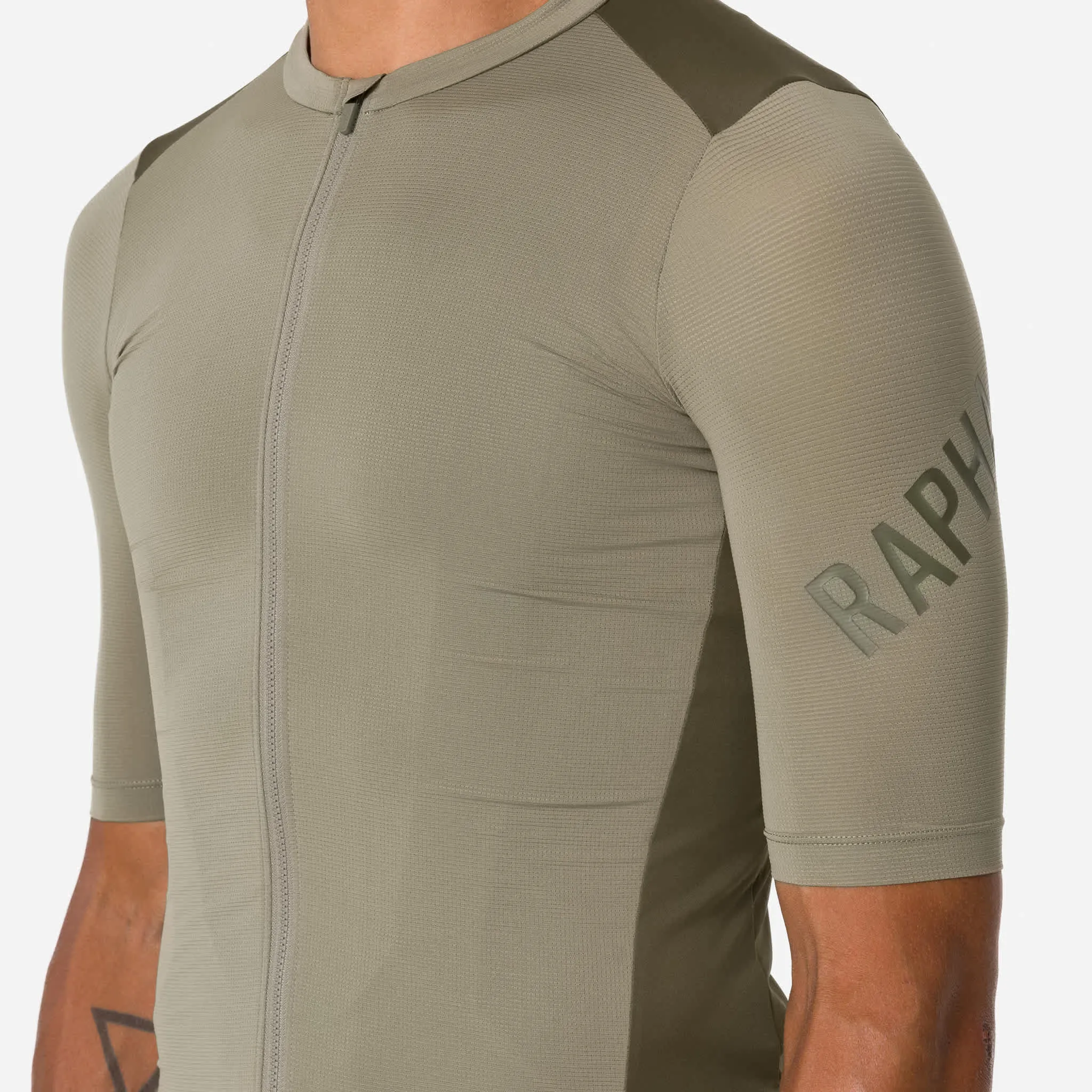 RAPHA Pro Team Training Jersey - VKL Khaki/Moss Green - Image 6