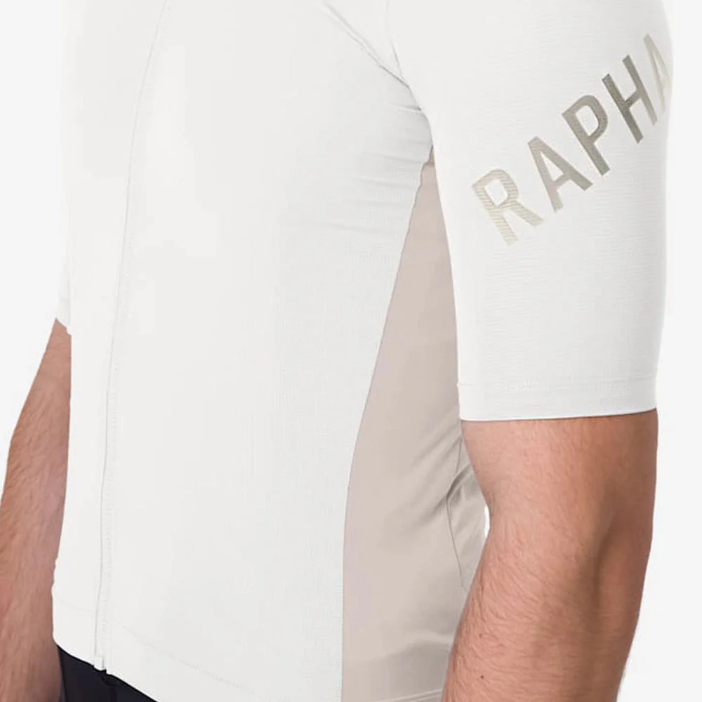 RAPHA Pro Team Training Jersey - WAS White Alyssum/Silver Gray - Image 4