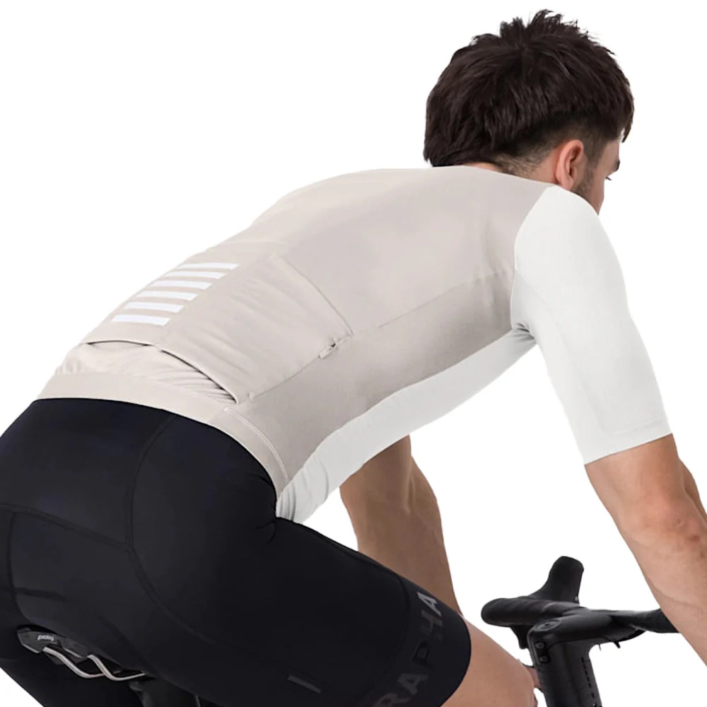 RAPHA Pro Team Training Jersey - WAS White Alyssum/Silver Gray - Image 5