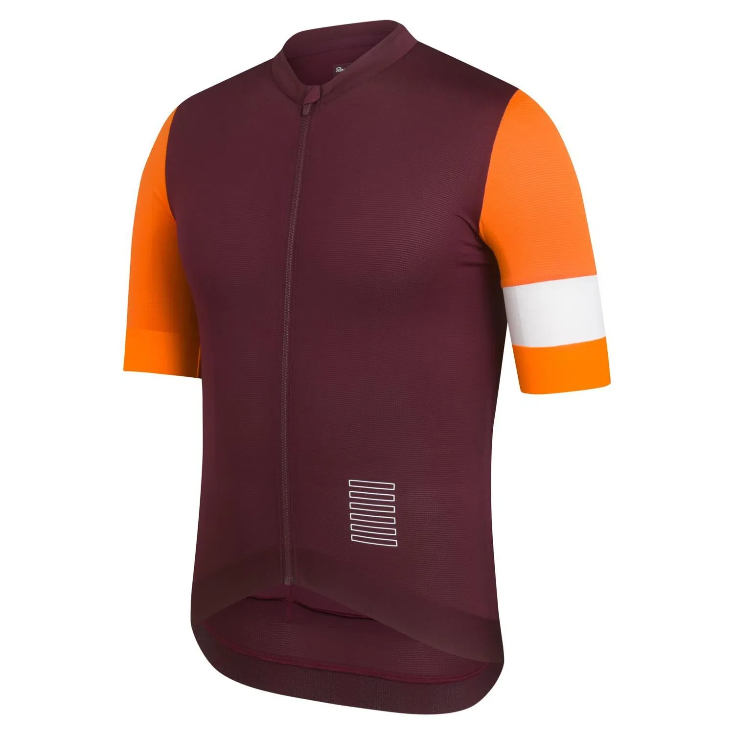RAPHA Pro Team Training Jersey - WVO Wine/Bright Orange - Image 3