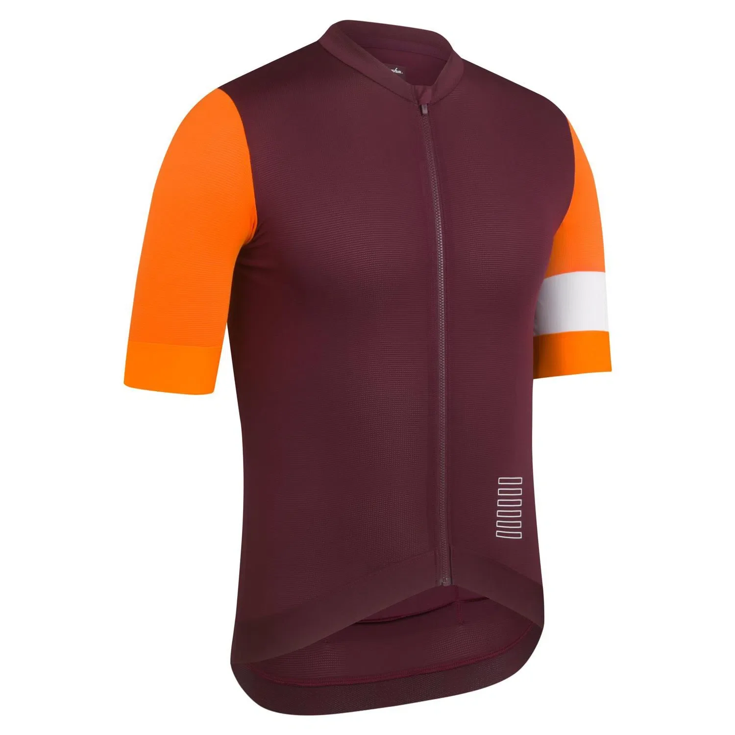 RAPHA Pro Team Training Jersey - WVO Wine/Bright Orange - Image 4