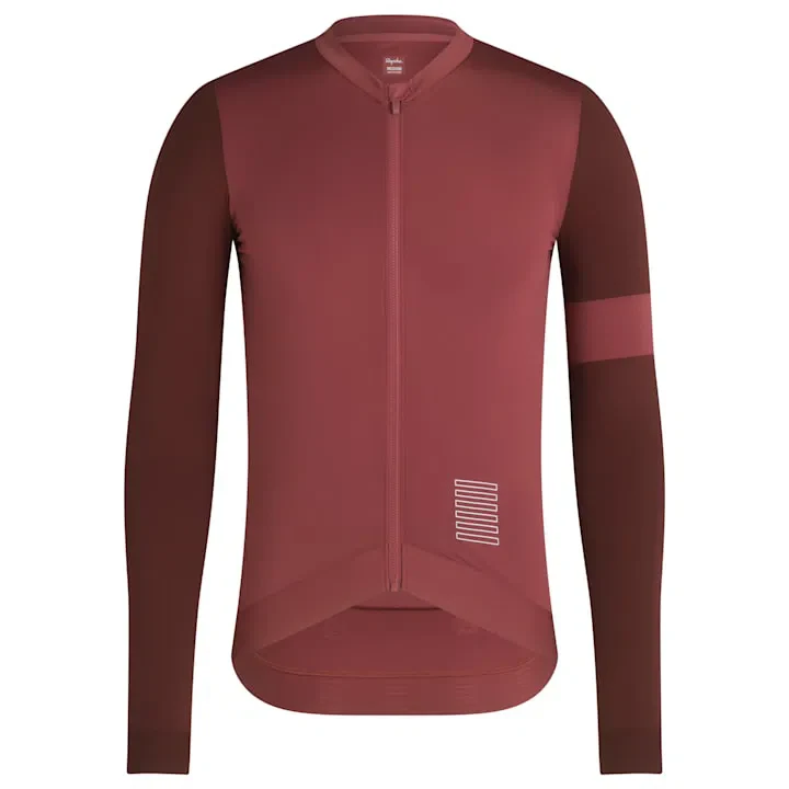 RAPHA Pro Team Training Long Sleeve Jersey AW23 - CWB Terracota/Rusty Red