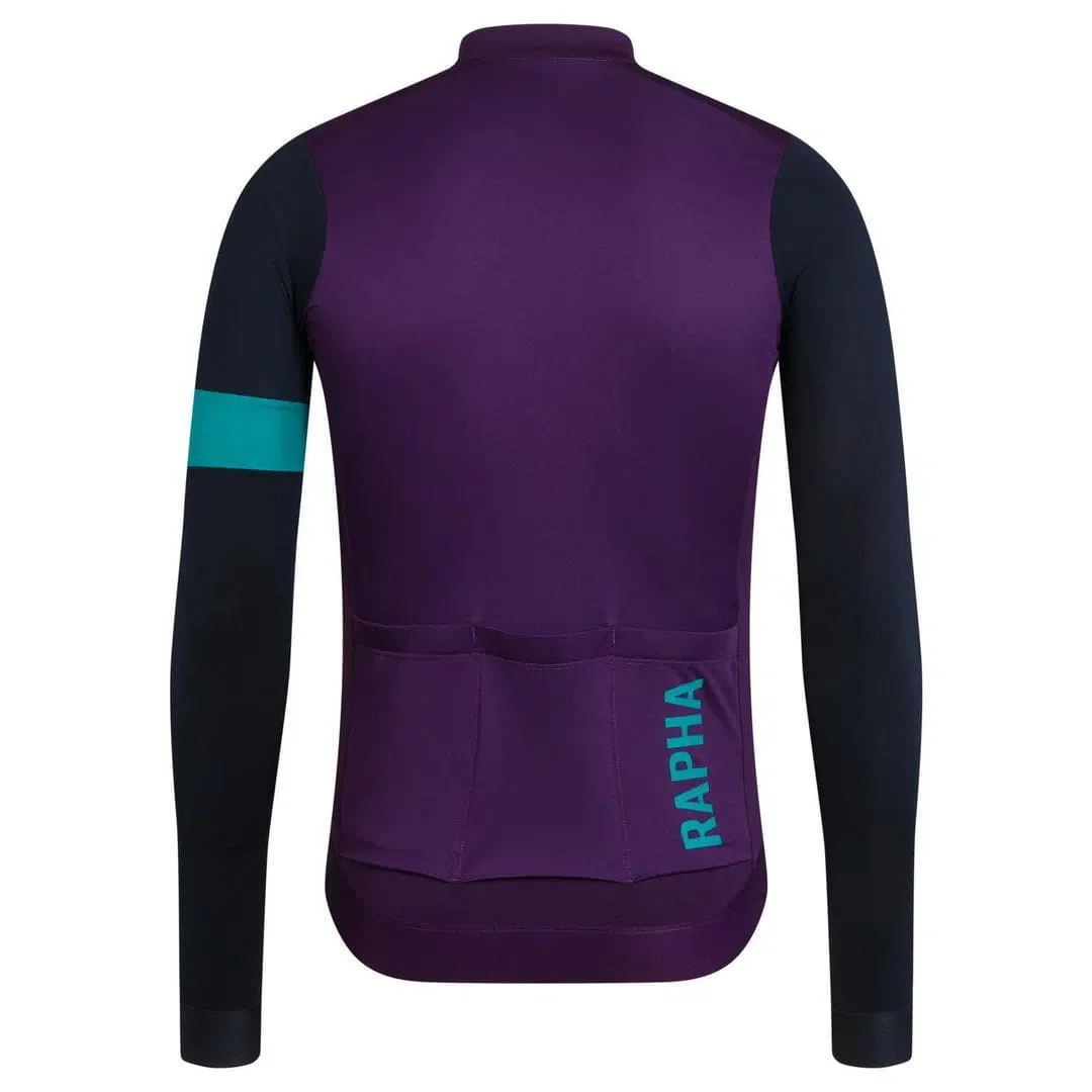 RAPHA Pro Team Training Long Sleeve Jersey - CRS Purple - Image 2