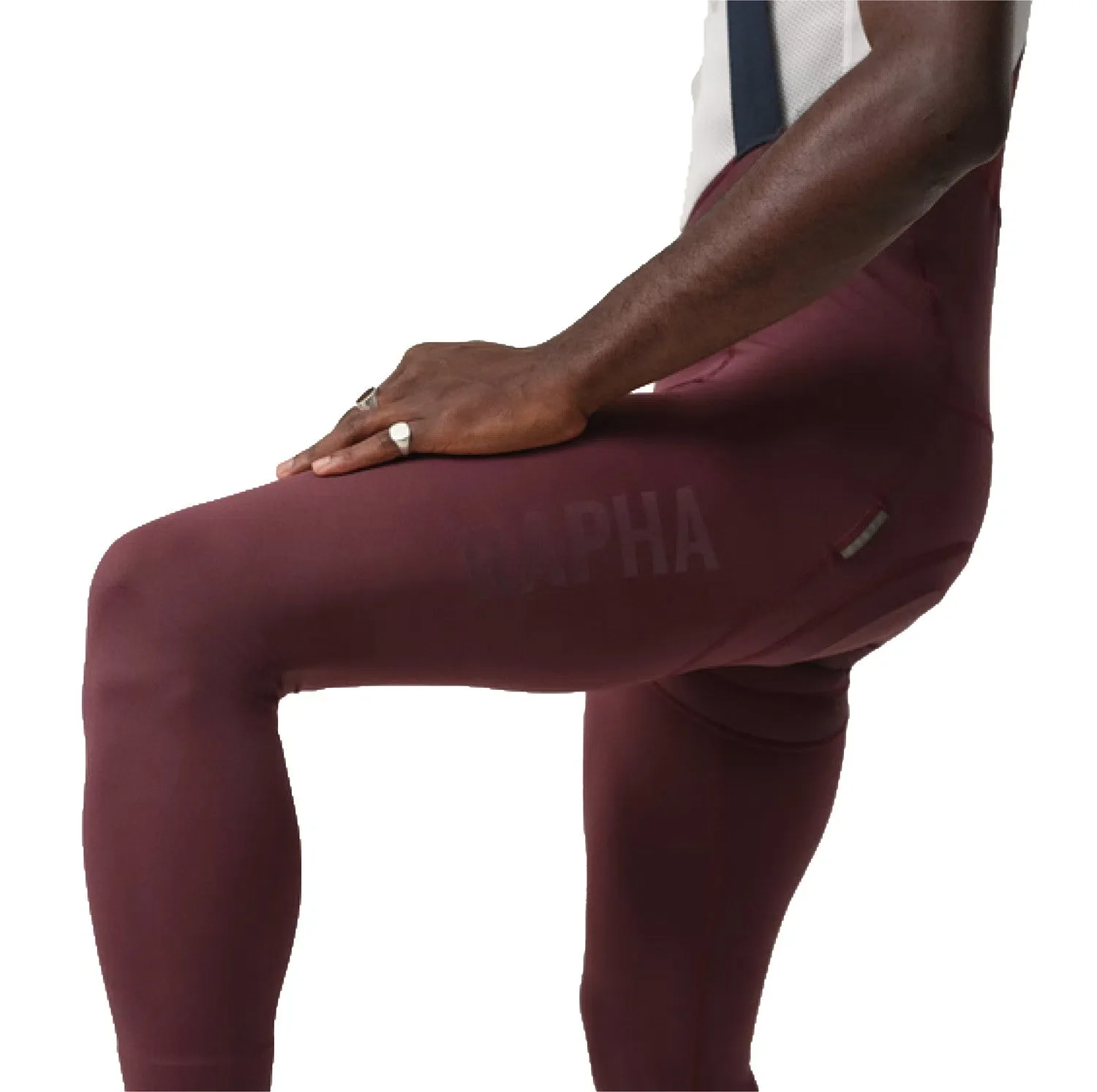 RAPHA Pro Team Lightweight Tights - SOU Burgundy - Image 8