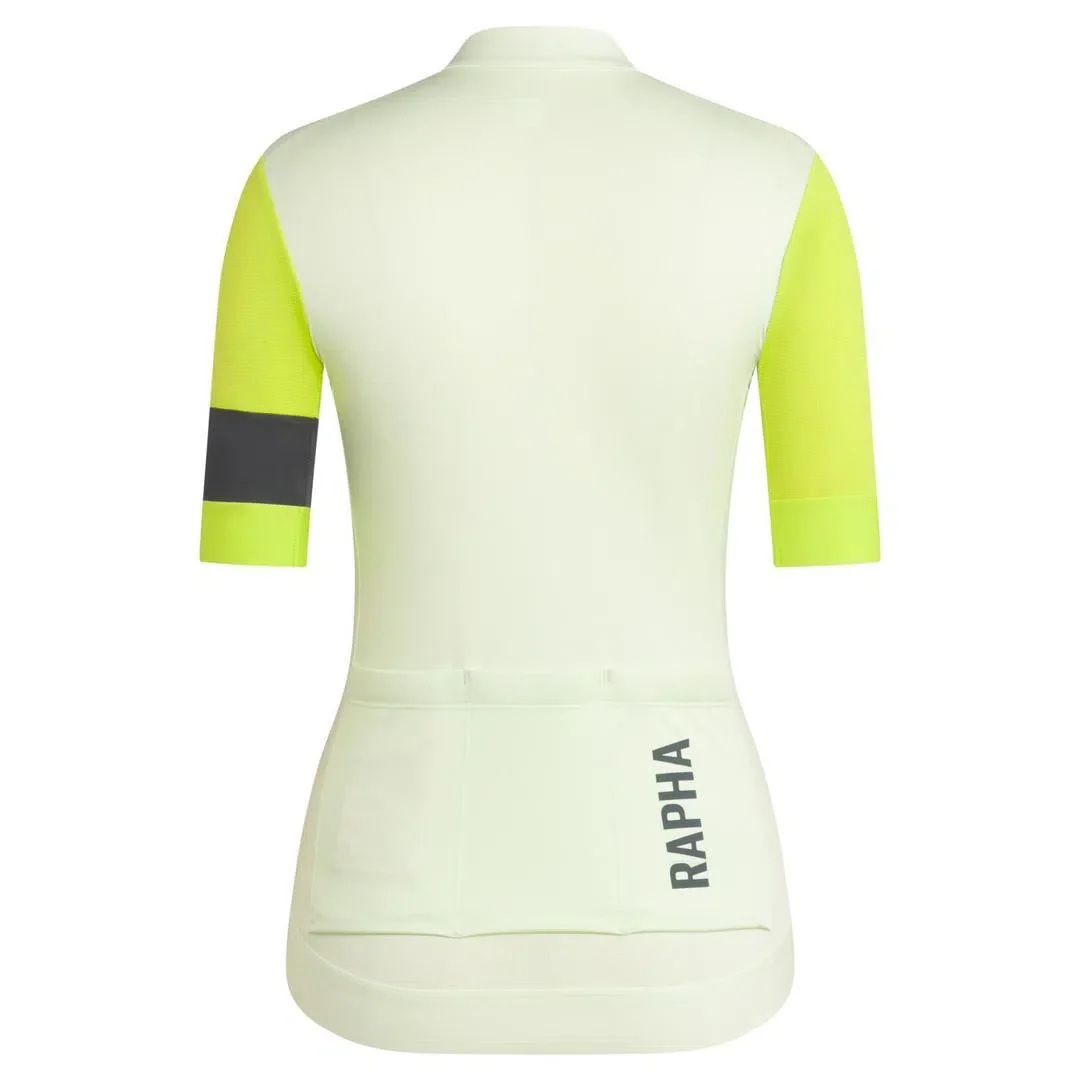 RAPHA Pro Team Training Women Jersey - LAL Light Green/Lime Green - Image 2