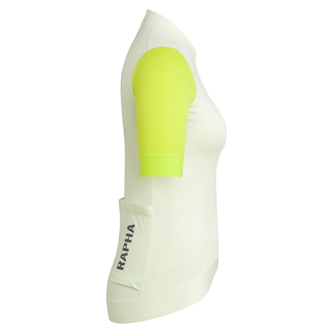 RAPHA Pro Team Training Women Jersey - LAL Light Green/Lime Green - Image 5