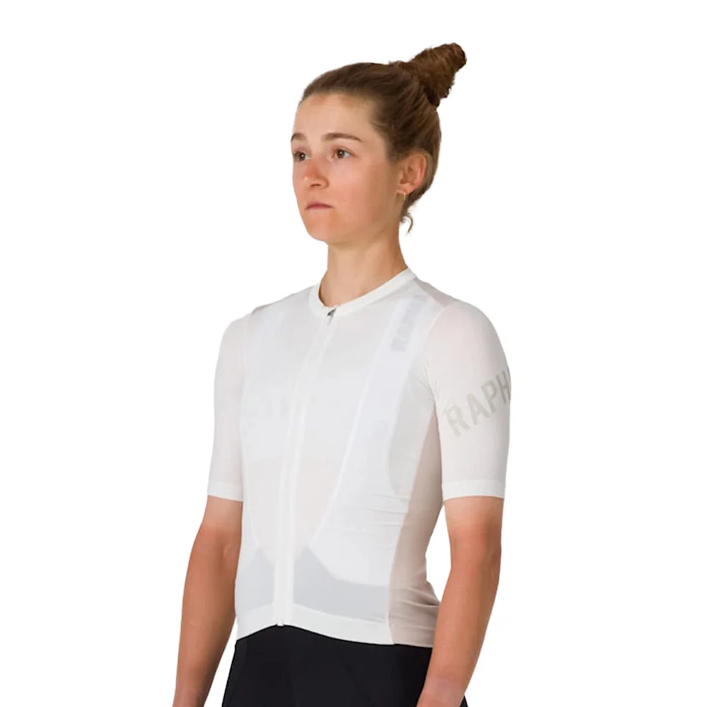 RAPHA Pro Team Training Women Jersey - WAS White Alyssum/Silver Gray - Image 4