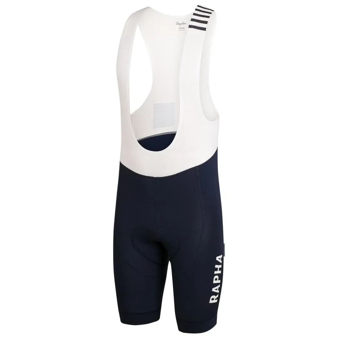RAPHA Pro Team Winter Bib Shorts - DNW Dark Navy/White - Image 3