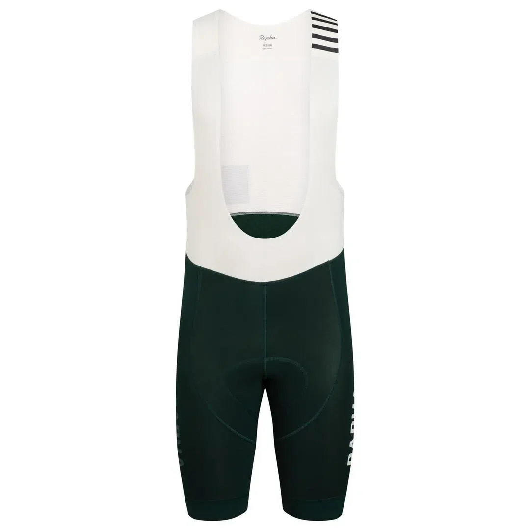RAPHA Pro Team Winter Bib Shorts - SBC Dark Green - Image 3