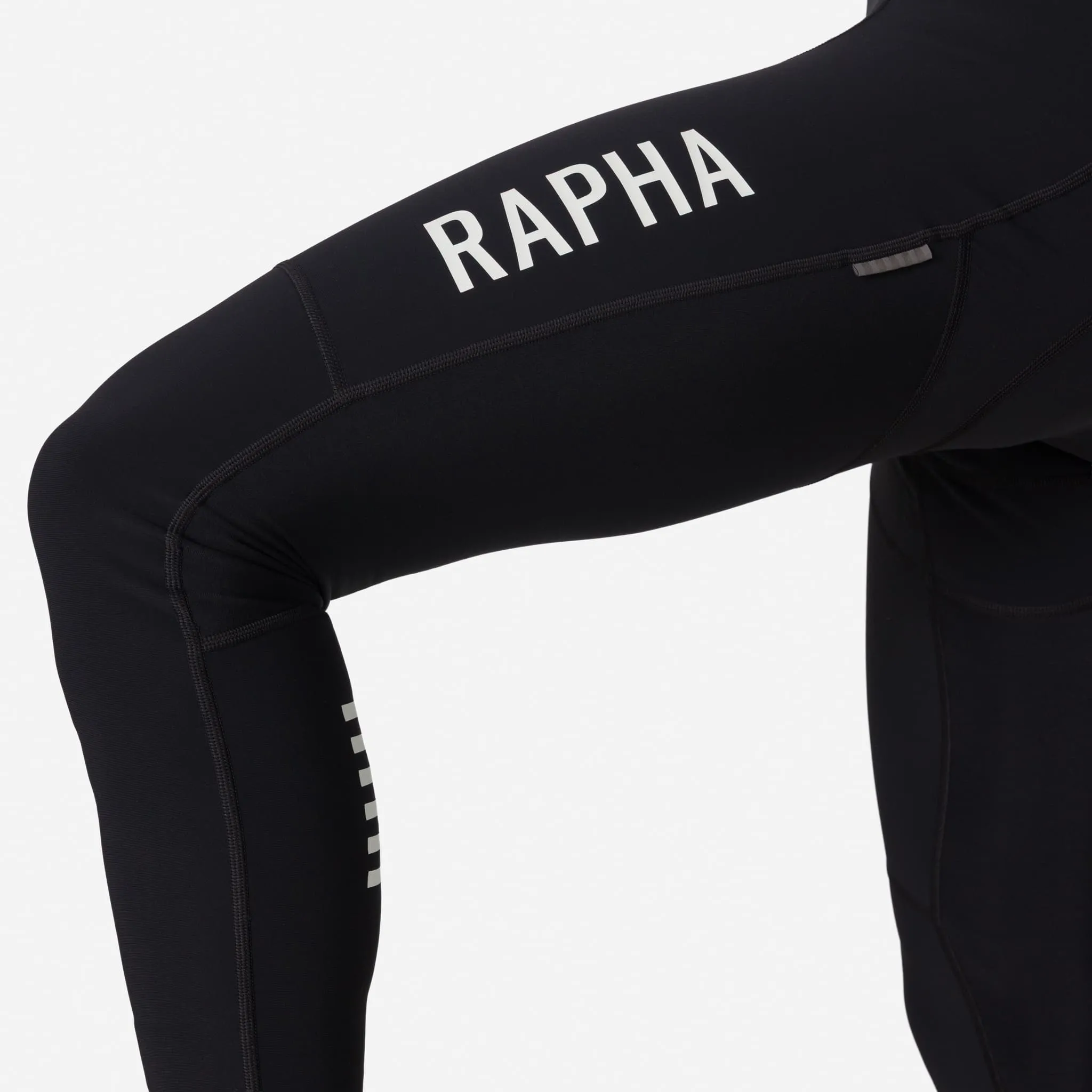 RAPHA Pro Team Winter Tights III - BLW Black/White - Image 5