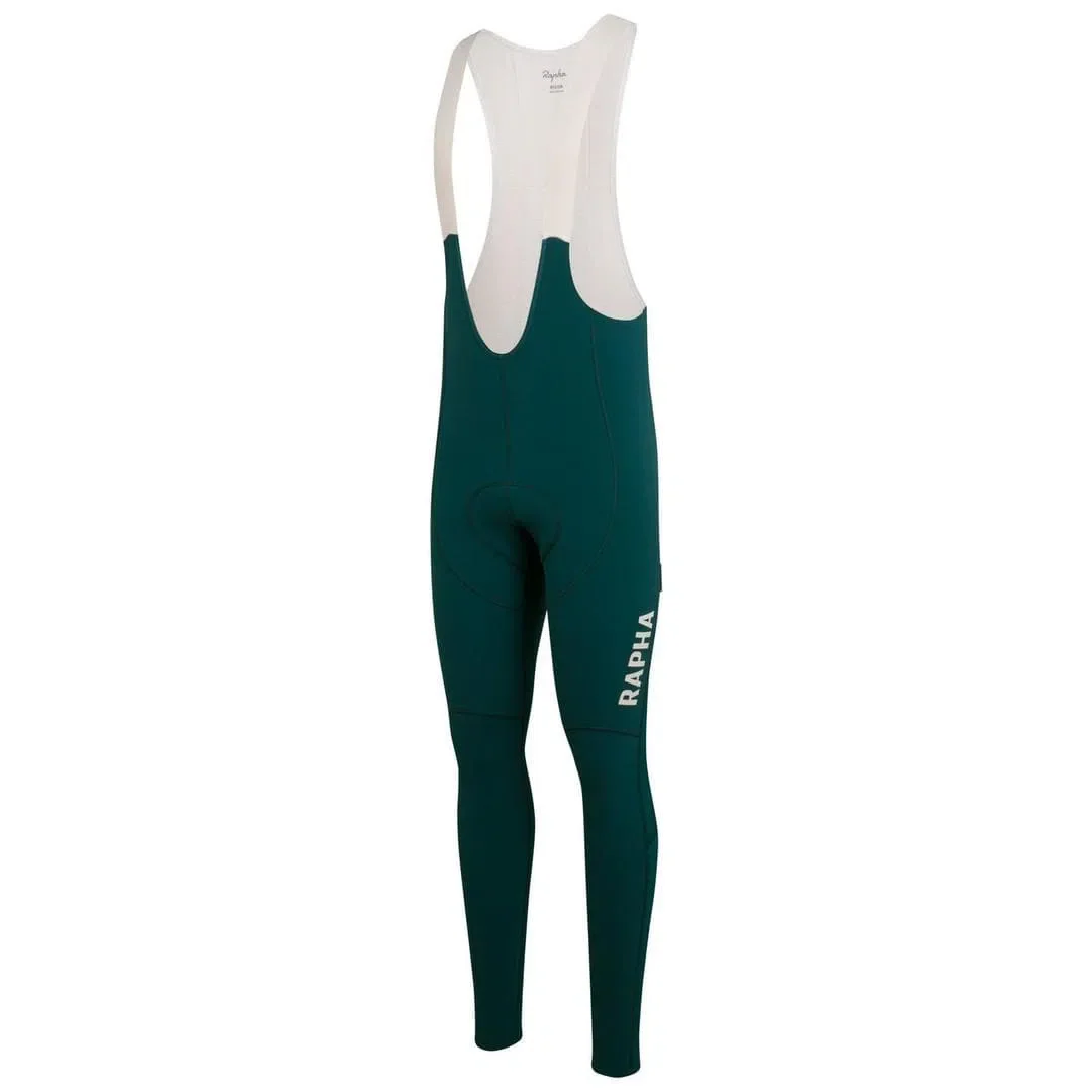 RAPHA Pro Team Winter Bib Tights - SMB Teal/Off-White - Image 3