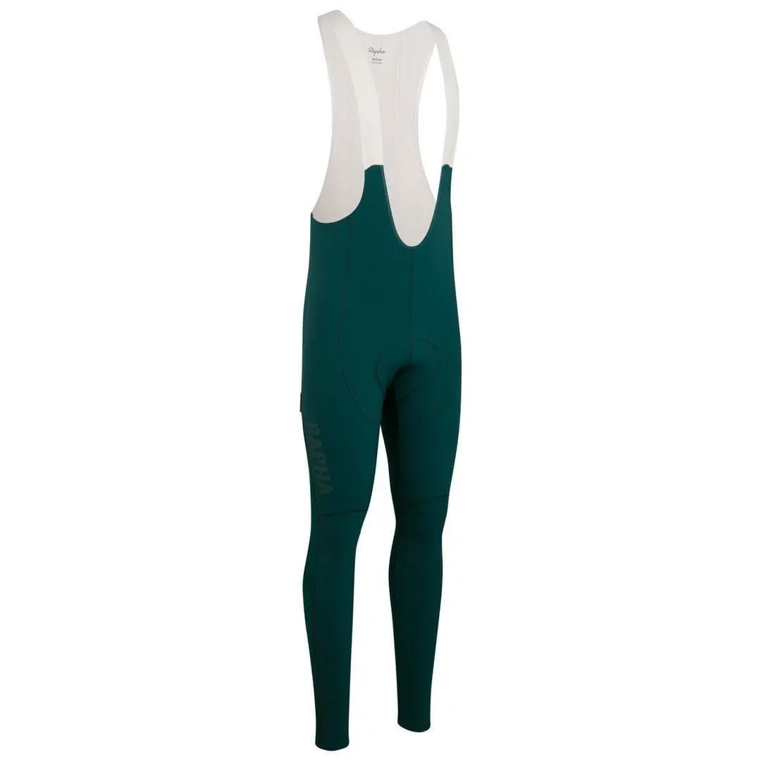 RAPHA Pro Team Winter Bib Tights - SMB Teal/Off-White - Image 4