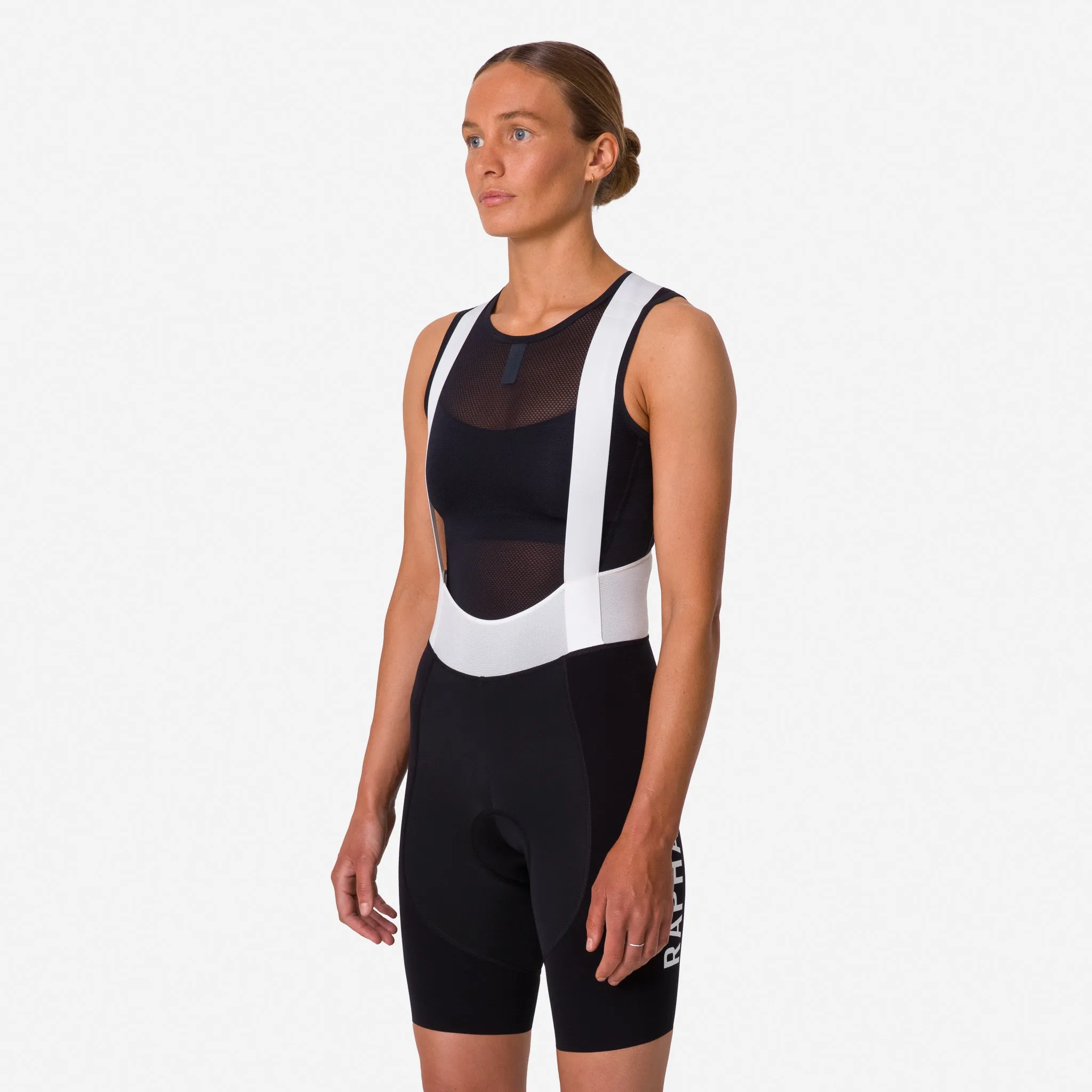 RAPHA Pro Team Women Bib Shorts III Regular - BLW Black/White - Image 5