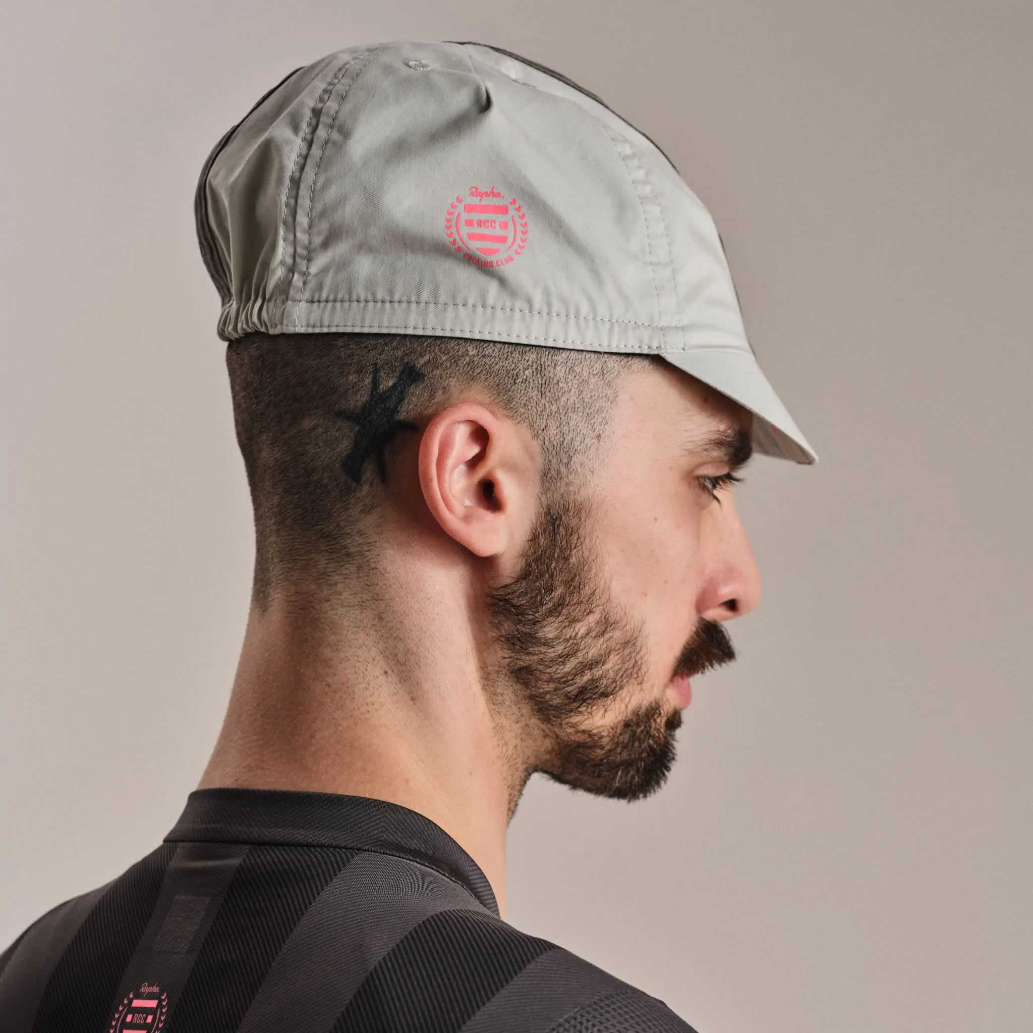 RAPHA RCC Cap - Grey/High-Vis Pink - Image 4