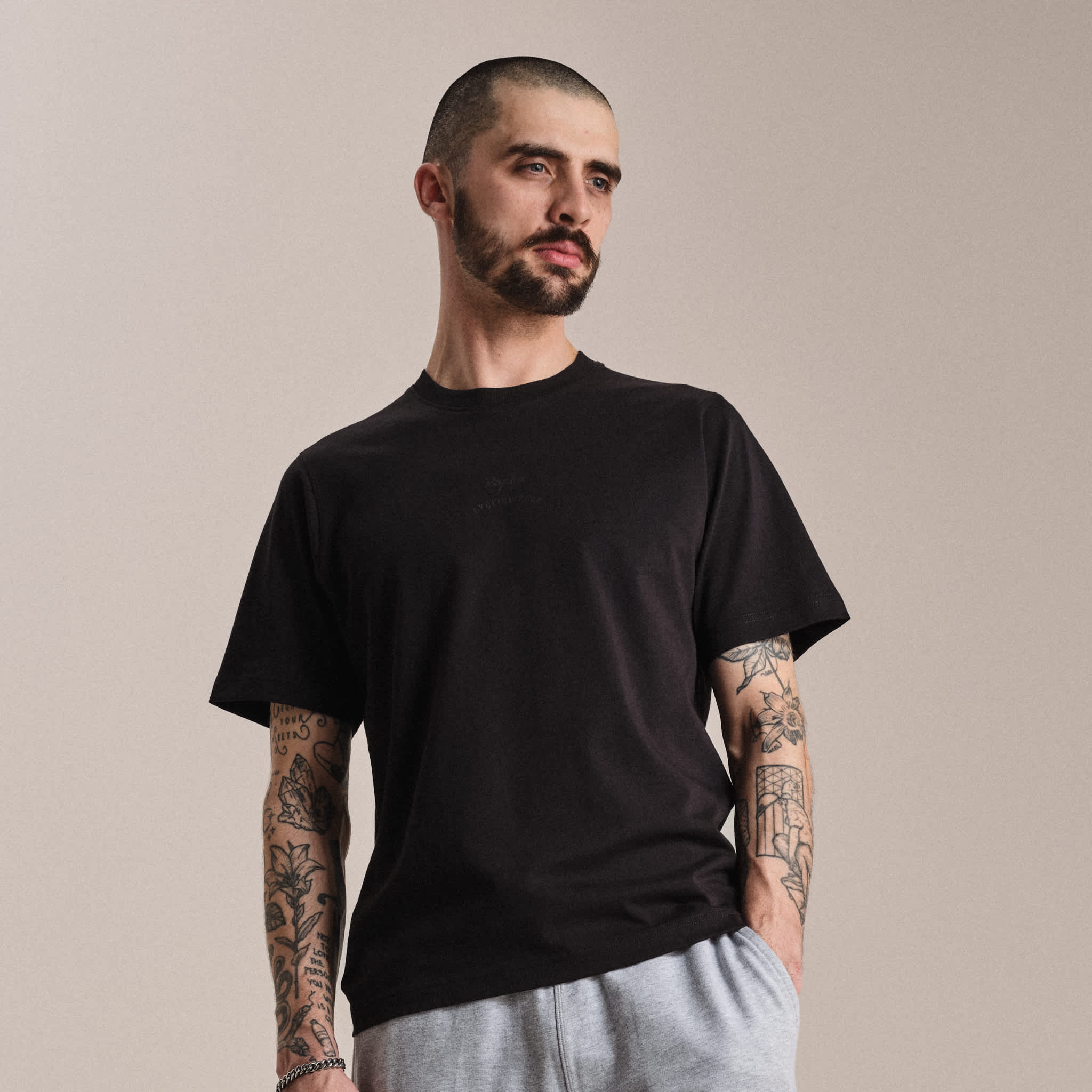 RAPHA RCC Cotton T-Shirt - BLK Black - Image 3