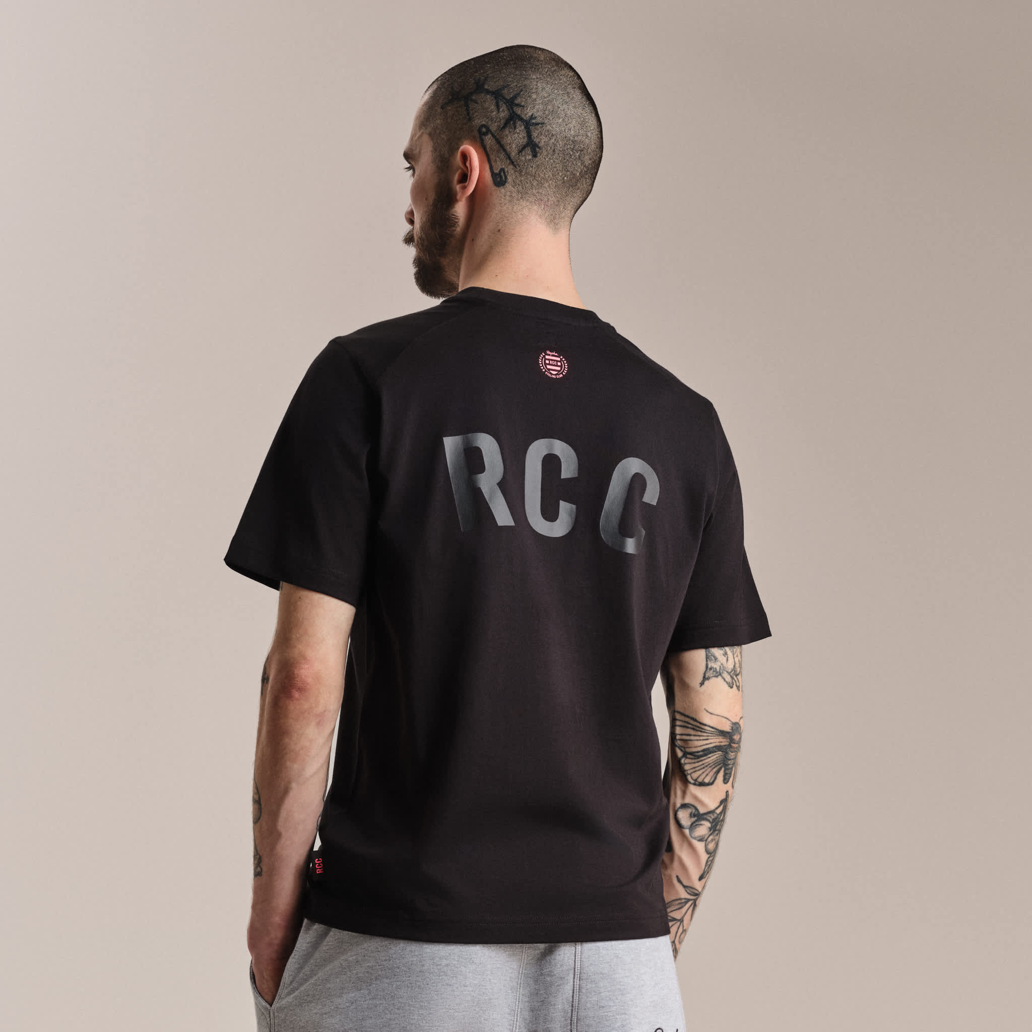 RAPHA RCC Cotton T-Shirt - BLK Black - Image 4