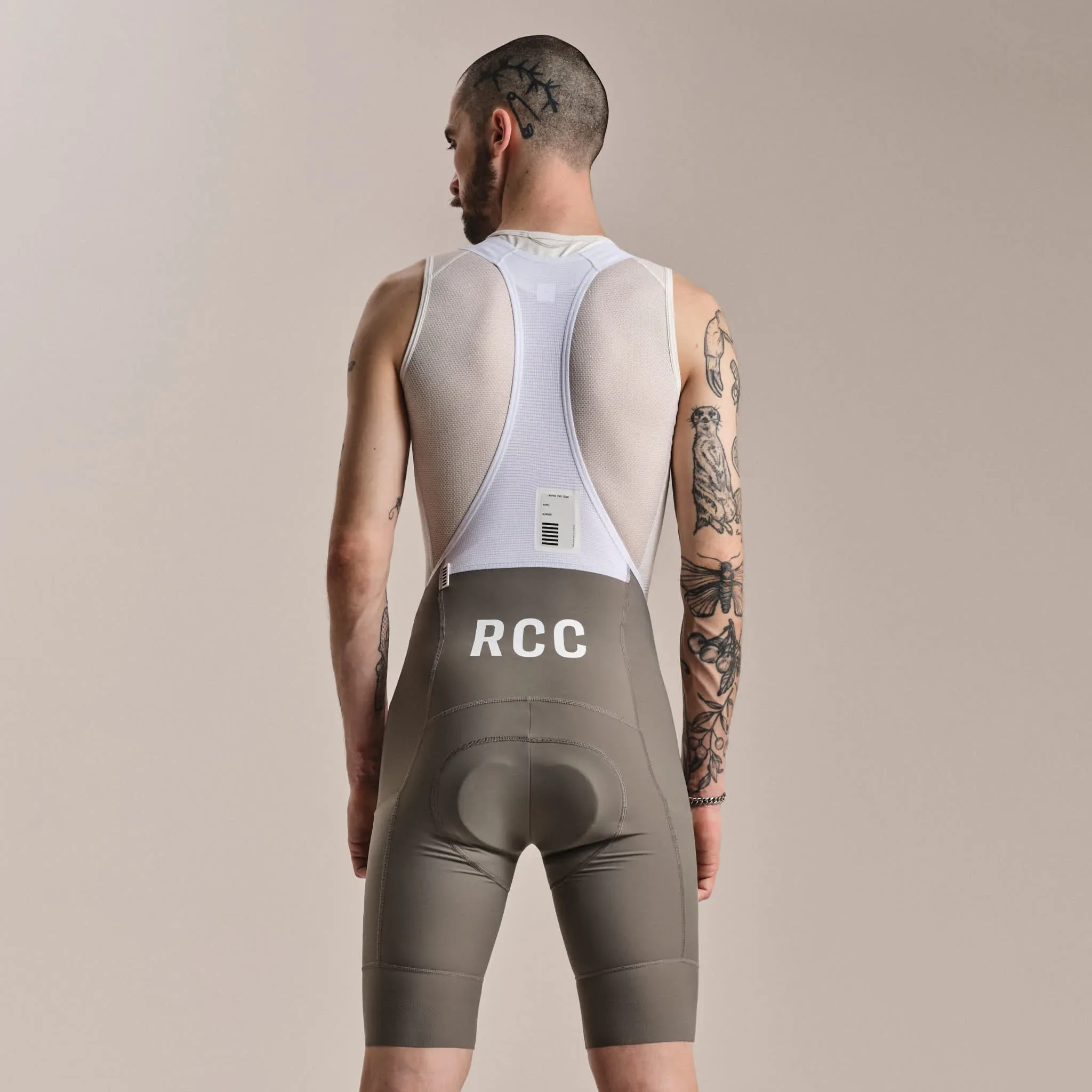 RAPHA RCC Pro Team Cargo Bib Short - Smoke/White - Image 5