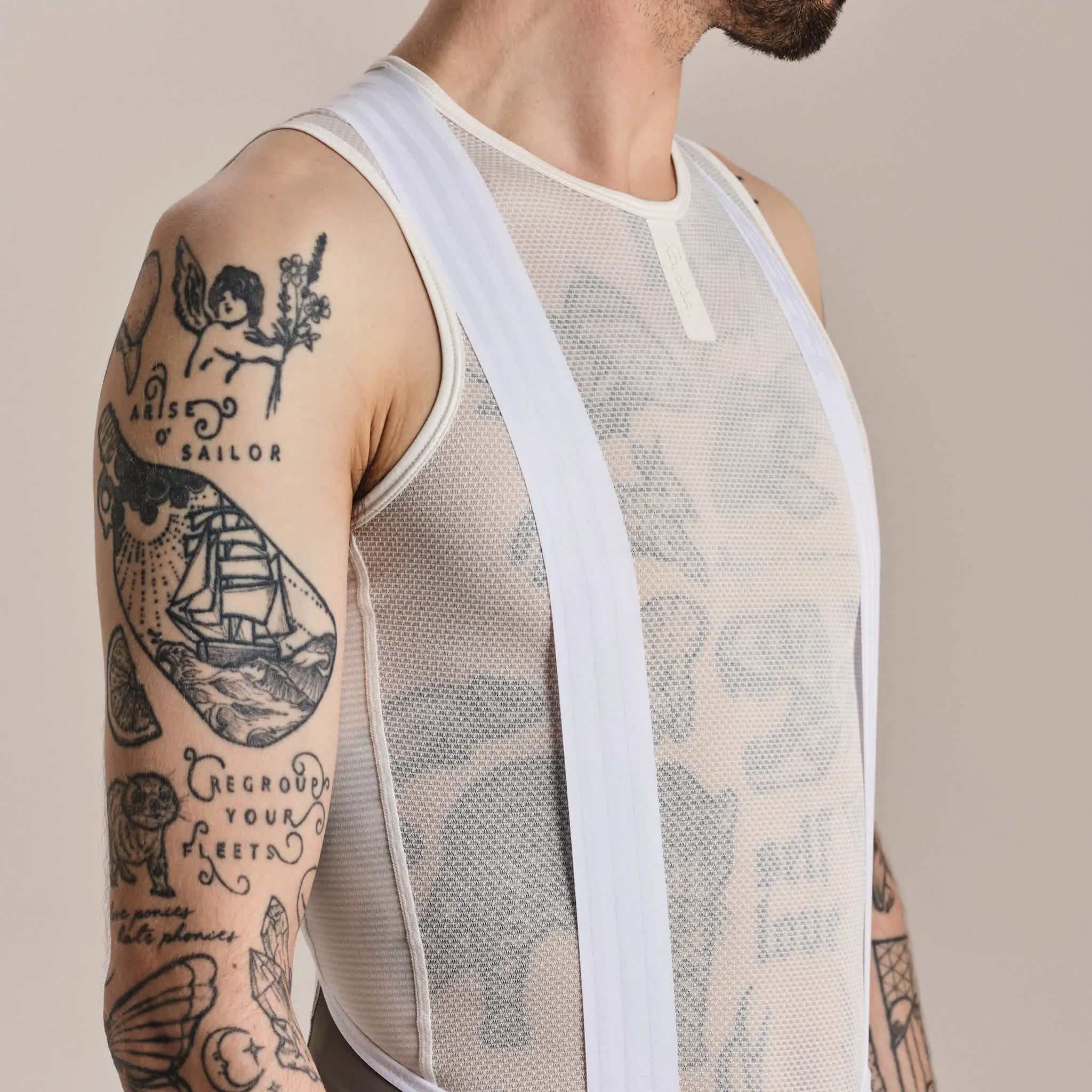 RAPHA RCC Pro Team Cargo Bib Short - Smoke/White - Image 6