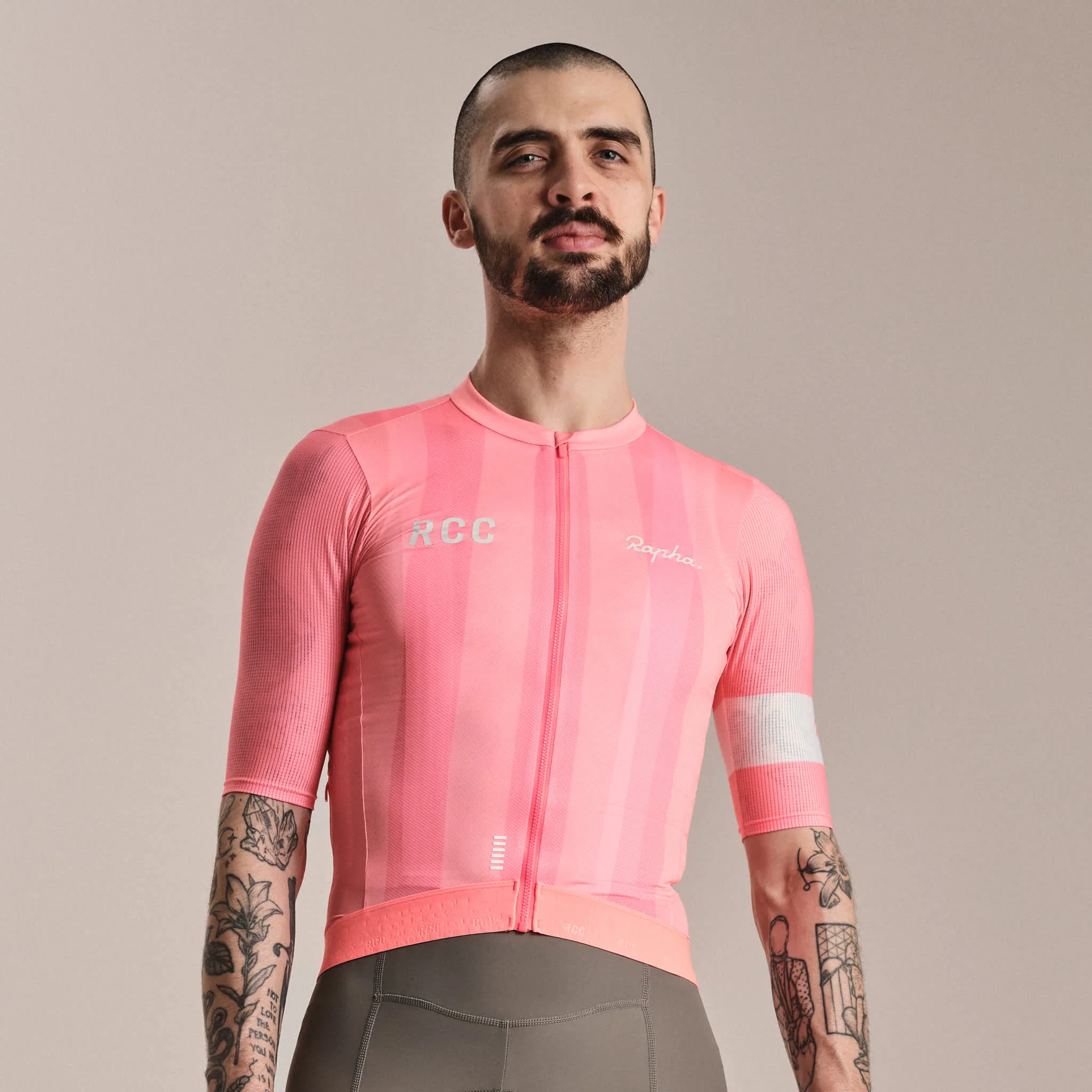 RAPHA RCC Pro Team Jersey - PIK Light Pink/High-Vis Pink - Image 3