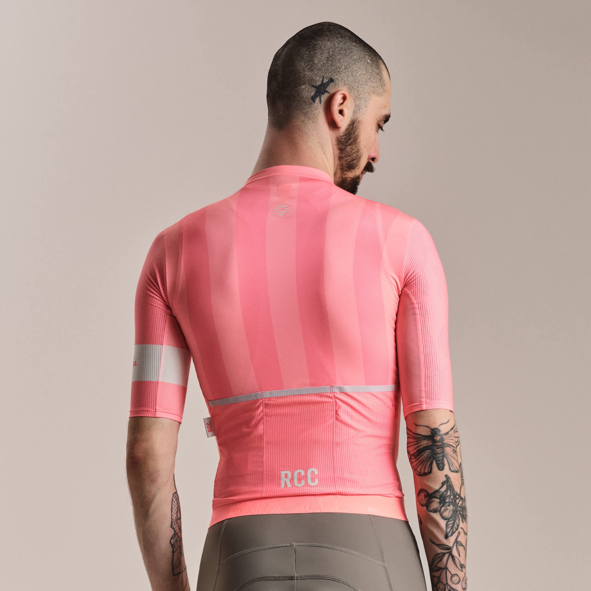RAPHA RCC Pro Team Jersey - PIK Light Pink/High-Vis Pink - Image 4