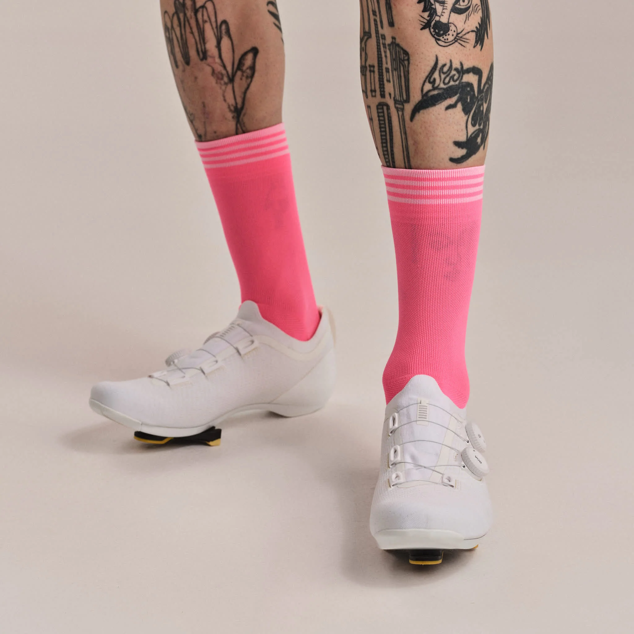 RAPHA RCC Pro Team Socks - PIF High-Vis Pink/Fog - Image 3