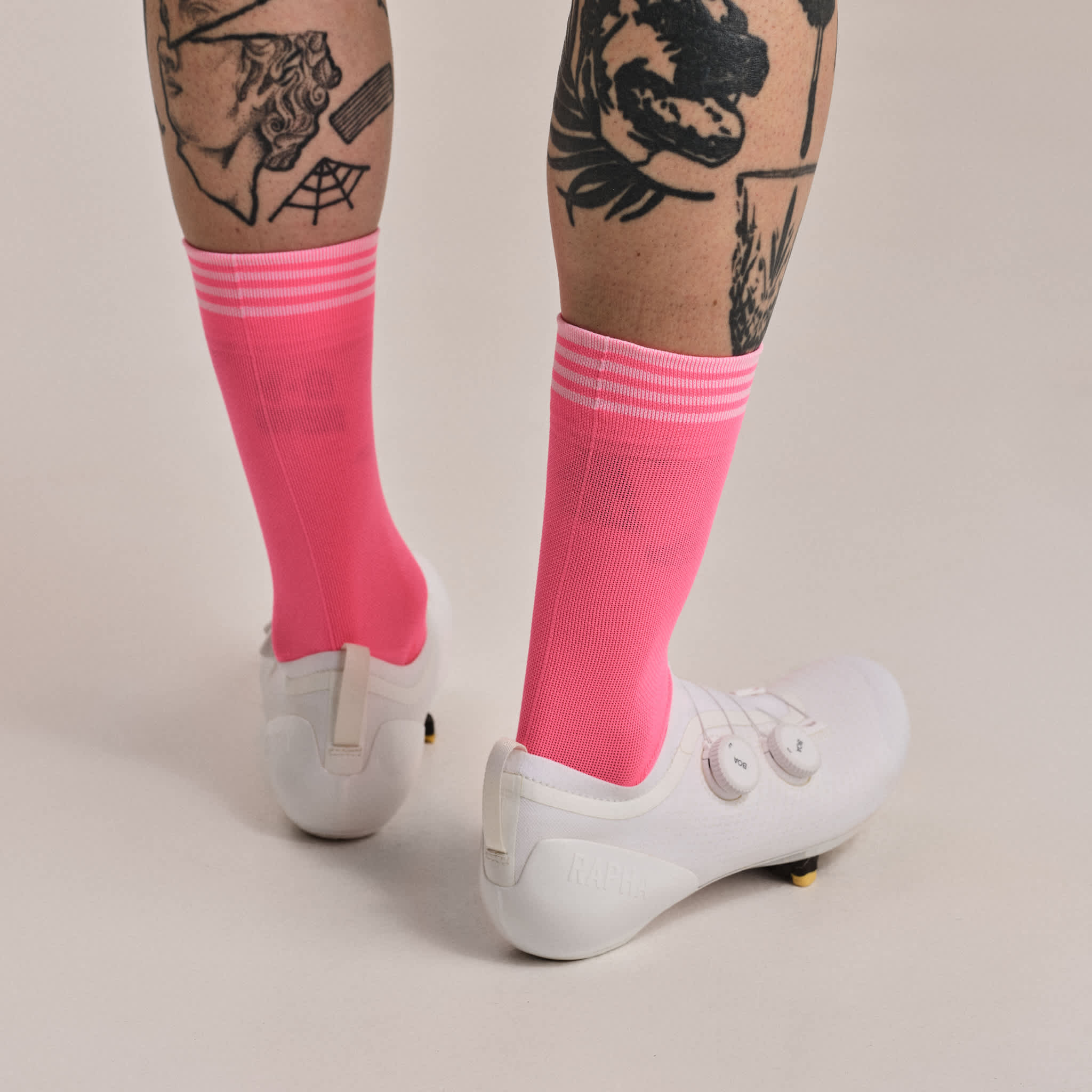 RAPHA RCC Pro Team Socks - PIF High-Vis Pink/Fog - Image 4