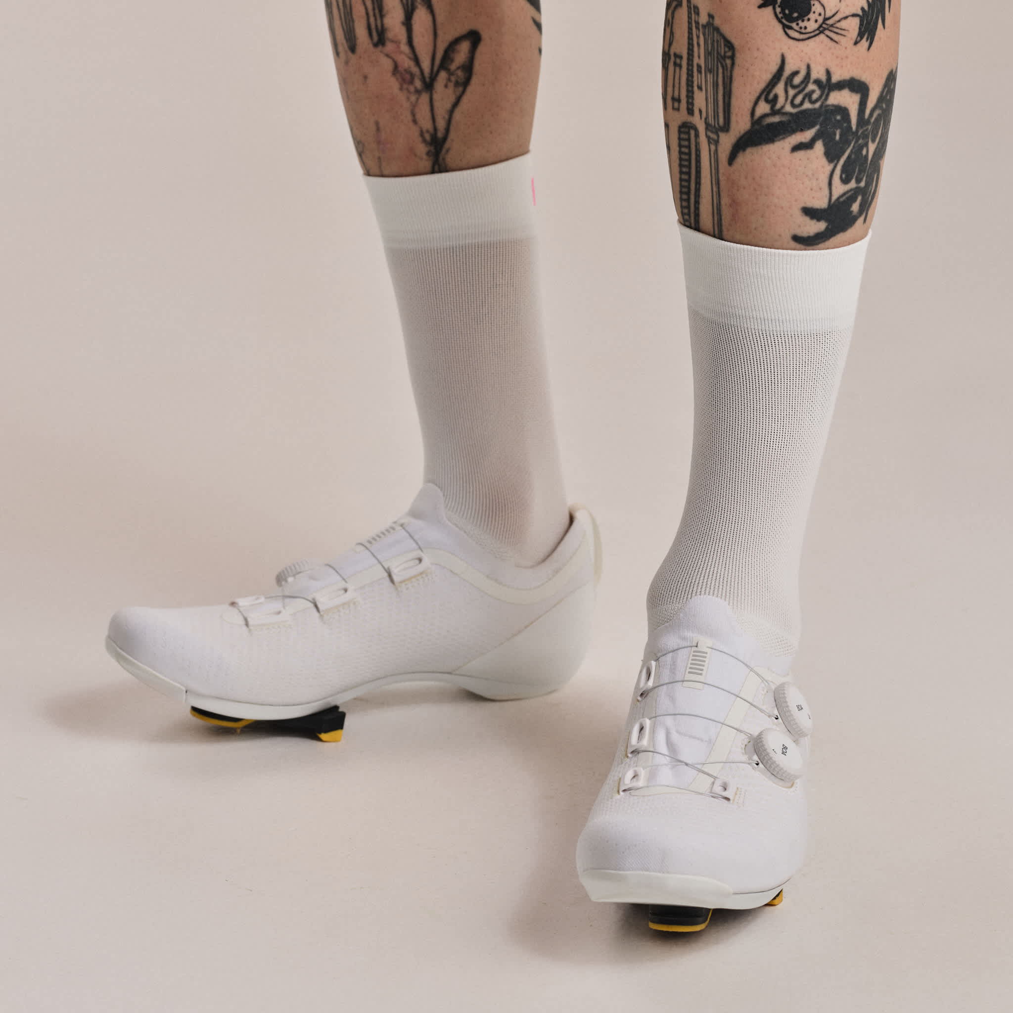 RAPHA RCC Pro Team Socks - WPK White/High-Vis Pink - Image 3