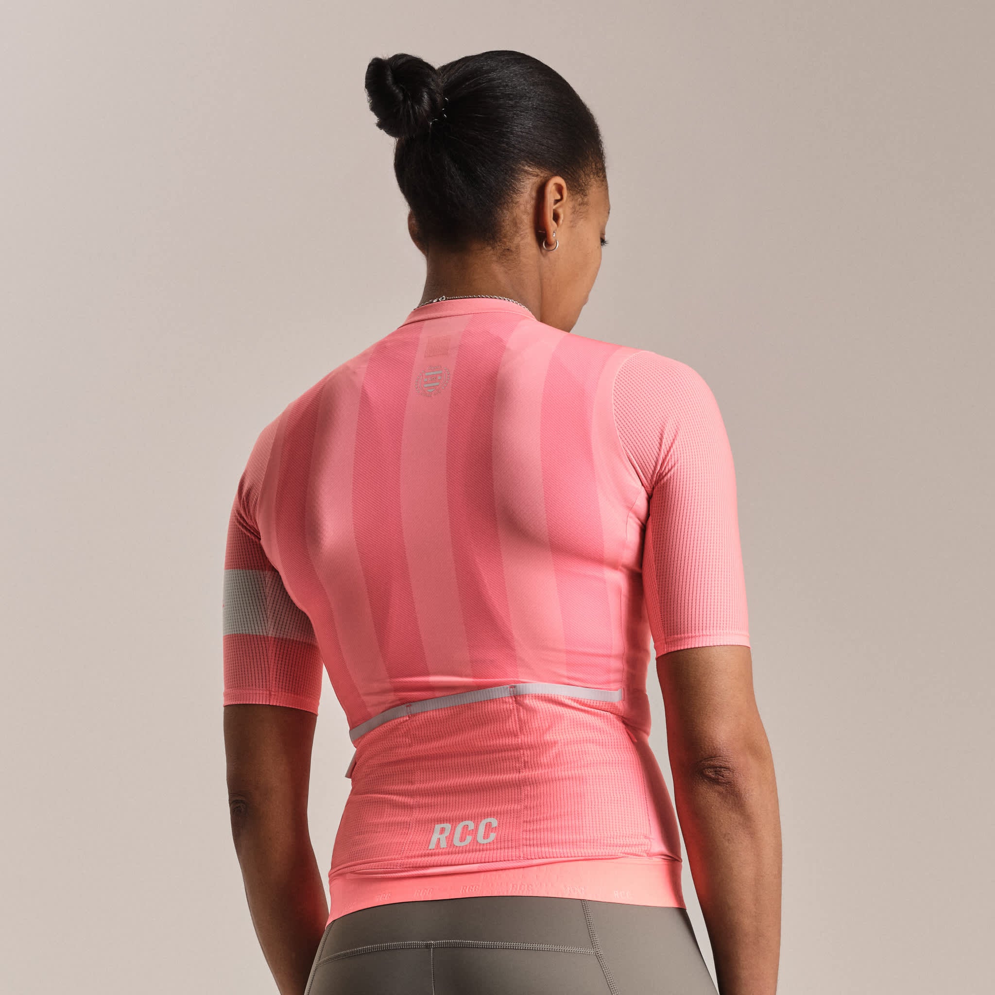 RAPHA RCC Pro Team Women Jersey - PIK Pink/High Vis Pink - Image 4