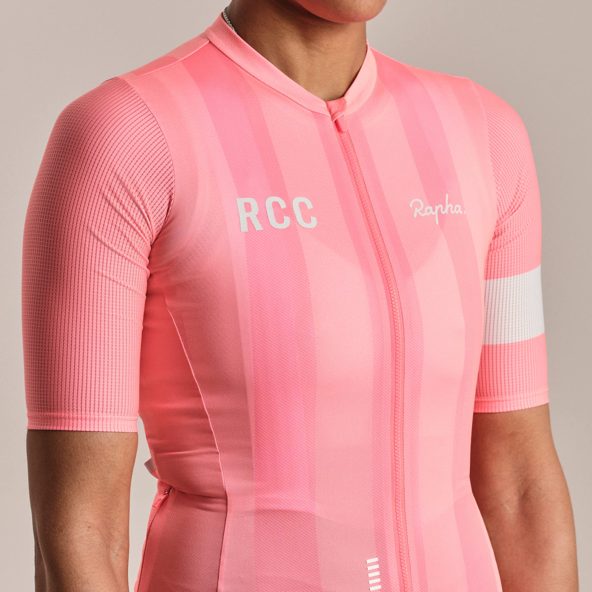 RAPHA RCC Pro Team Women Jersey - PIK Pink/High Vis Pink - Image 6