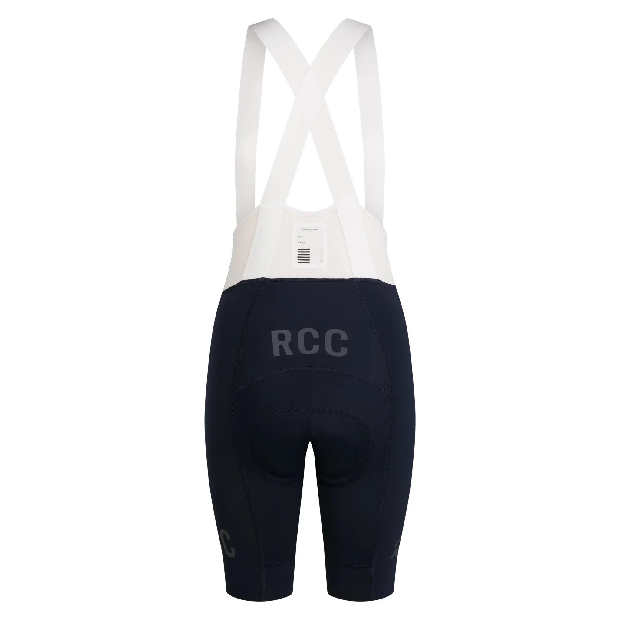RAPHA RCC Women's Pro Team Bib Shorts - Dark Navy/White - Image 2